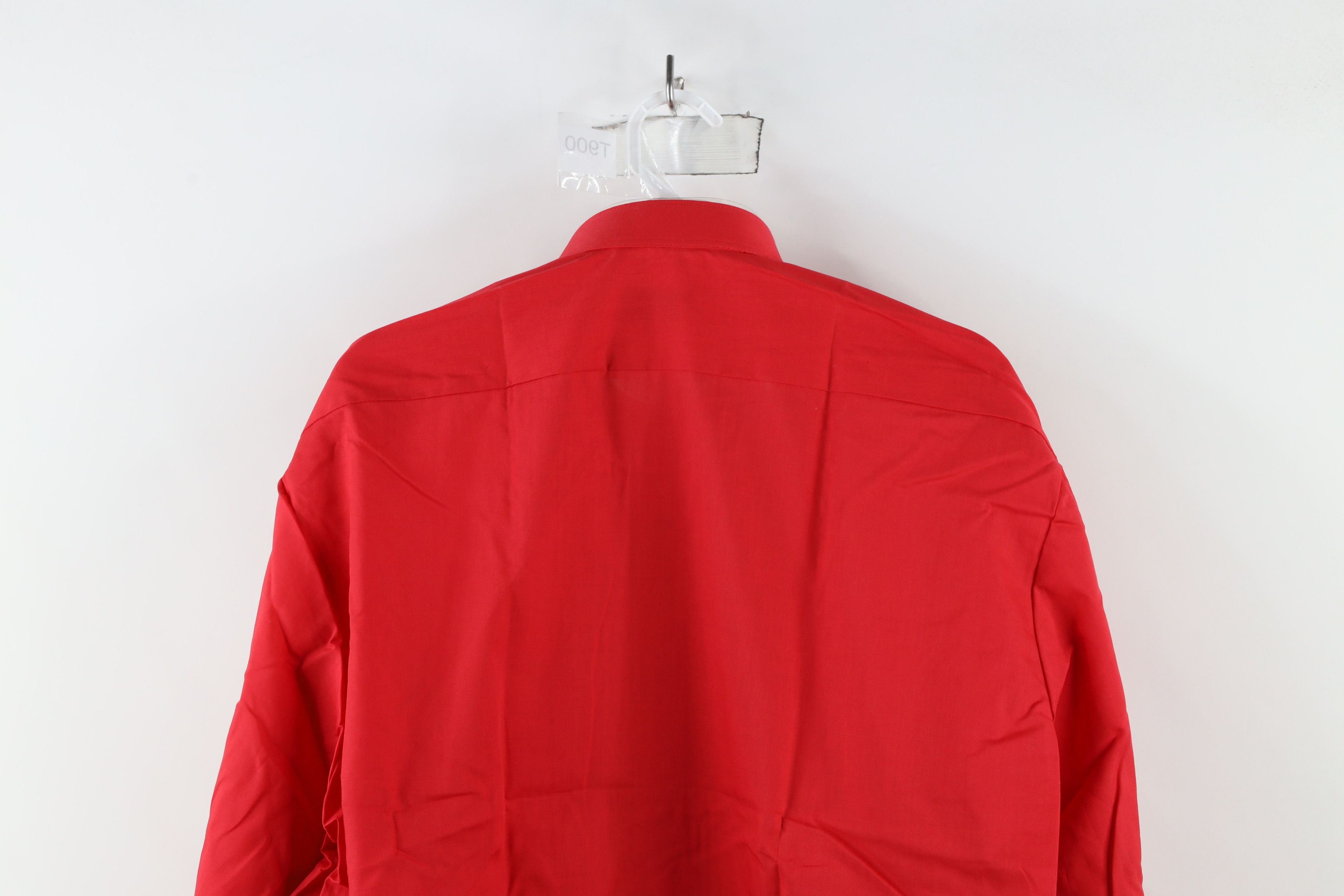Vintage Deadstock Vintage 90s Tuxedo Prom Formal Button Shirt Red Size US L / EU 52-54 / 3 - 12 Thumbnail
