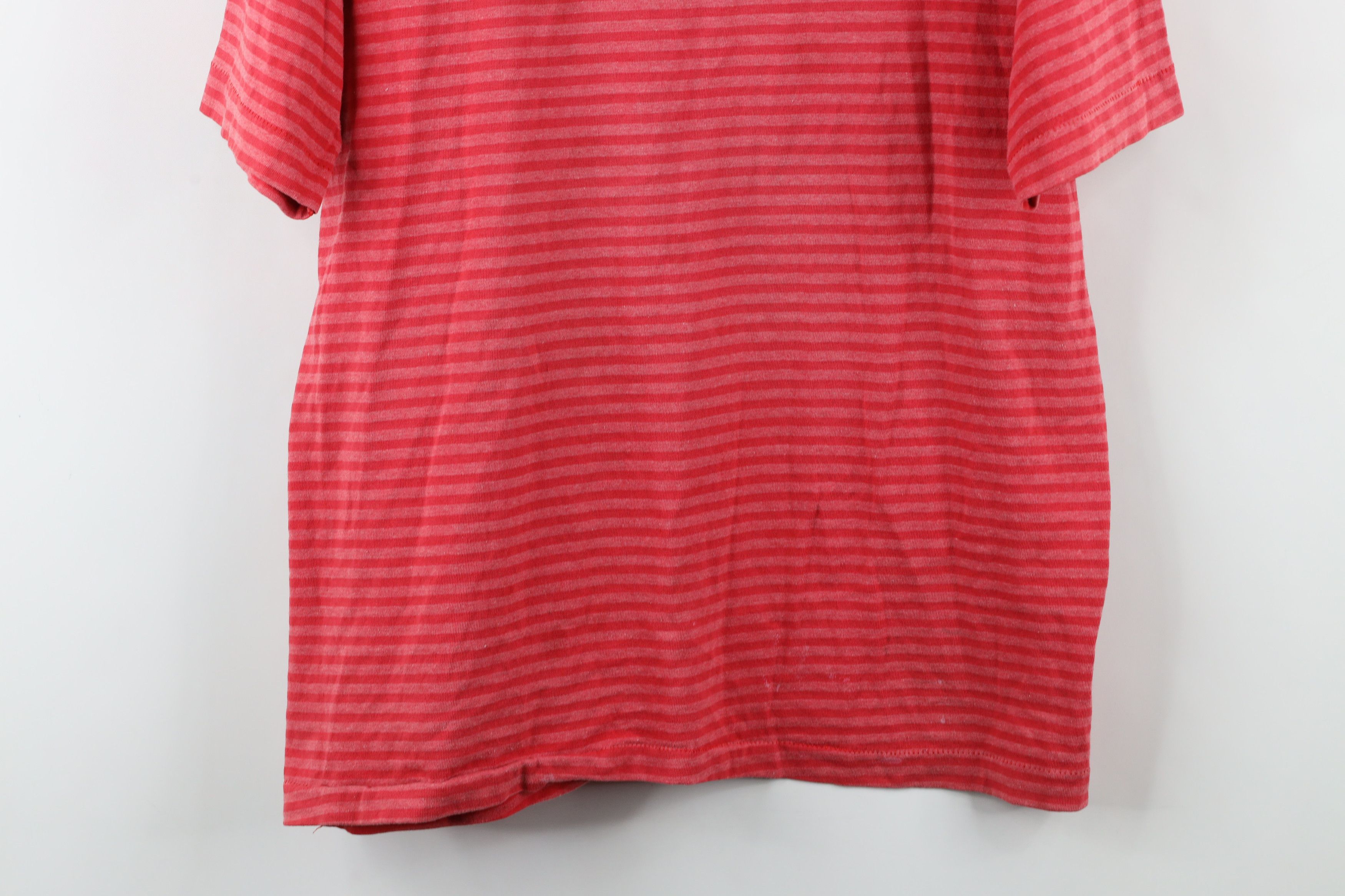 Vintage Vintage 90s Streetwear Blank Striped Short Sleeve T-Shirt Size US M / EU 48-50 / 2 - 3 Thumbnail