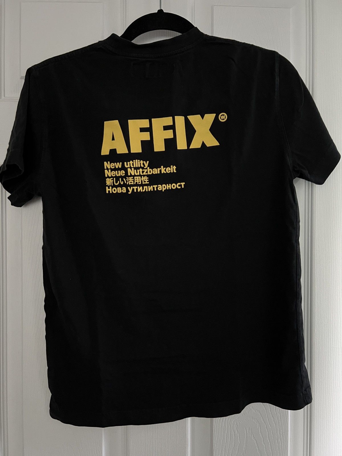AFFXWRKS AFFXWRKS Black Logo T-Shirt Size US XS / EU 42 / 0 - 3 Thumbnail