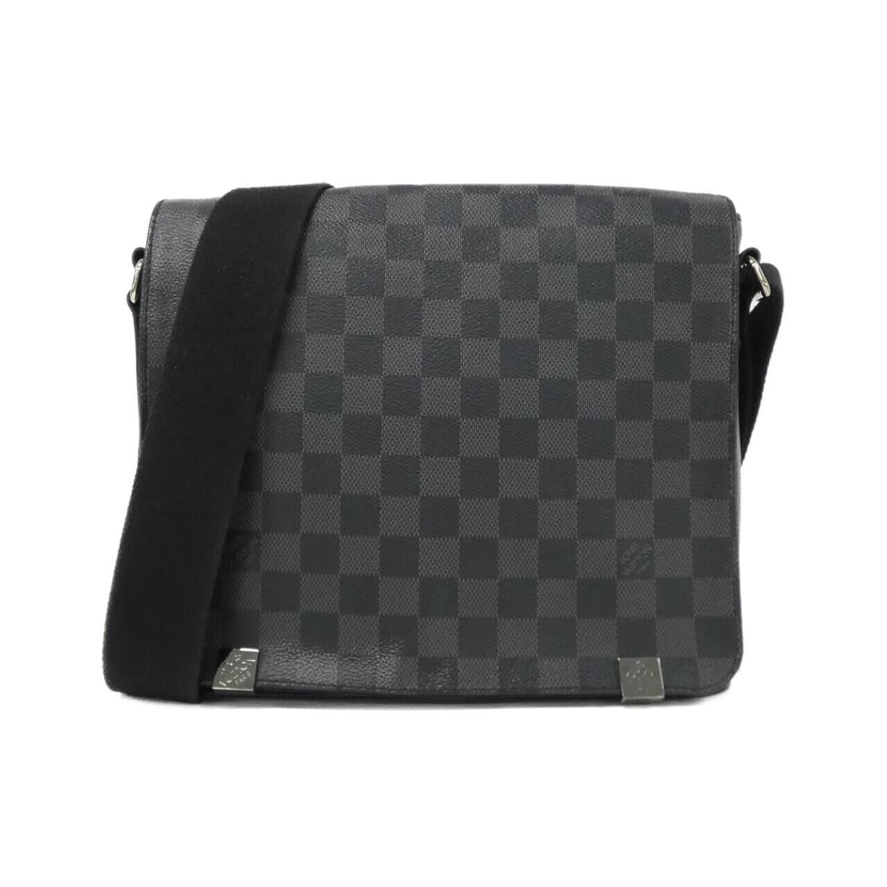 Louis Vuitton Louis Vuitton Louis Vuitton Damier Graphite Shoulder Bag Textile Shoulder Bag N41028 DUTY FREE for USA Size ONE SIZE - 1 Thumbnail