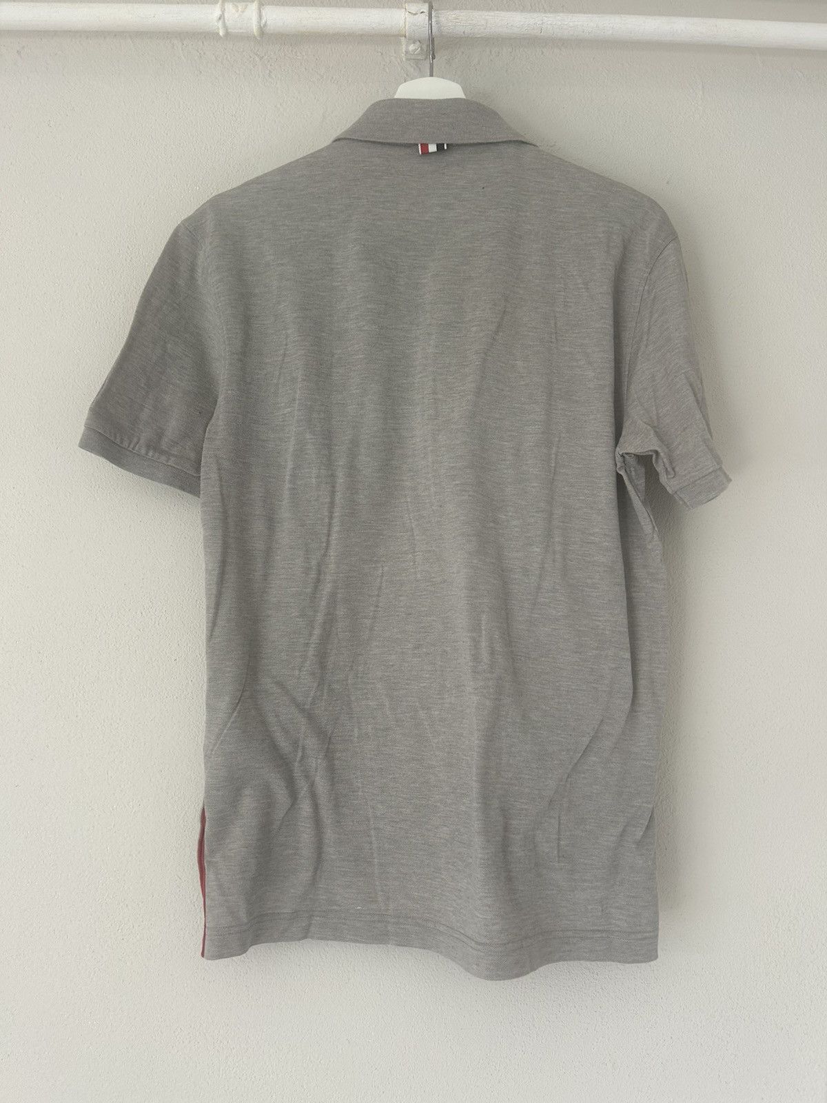 Thom Browne Grey Polo Size US M / EU 48-50 / 2 - 2 Thumbnail