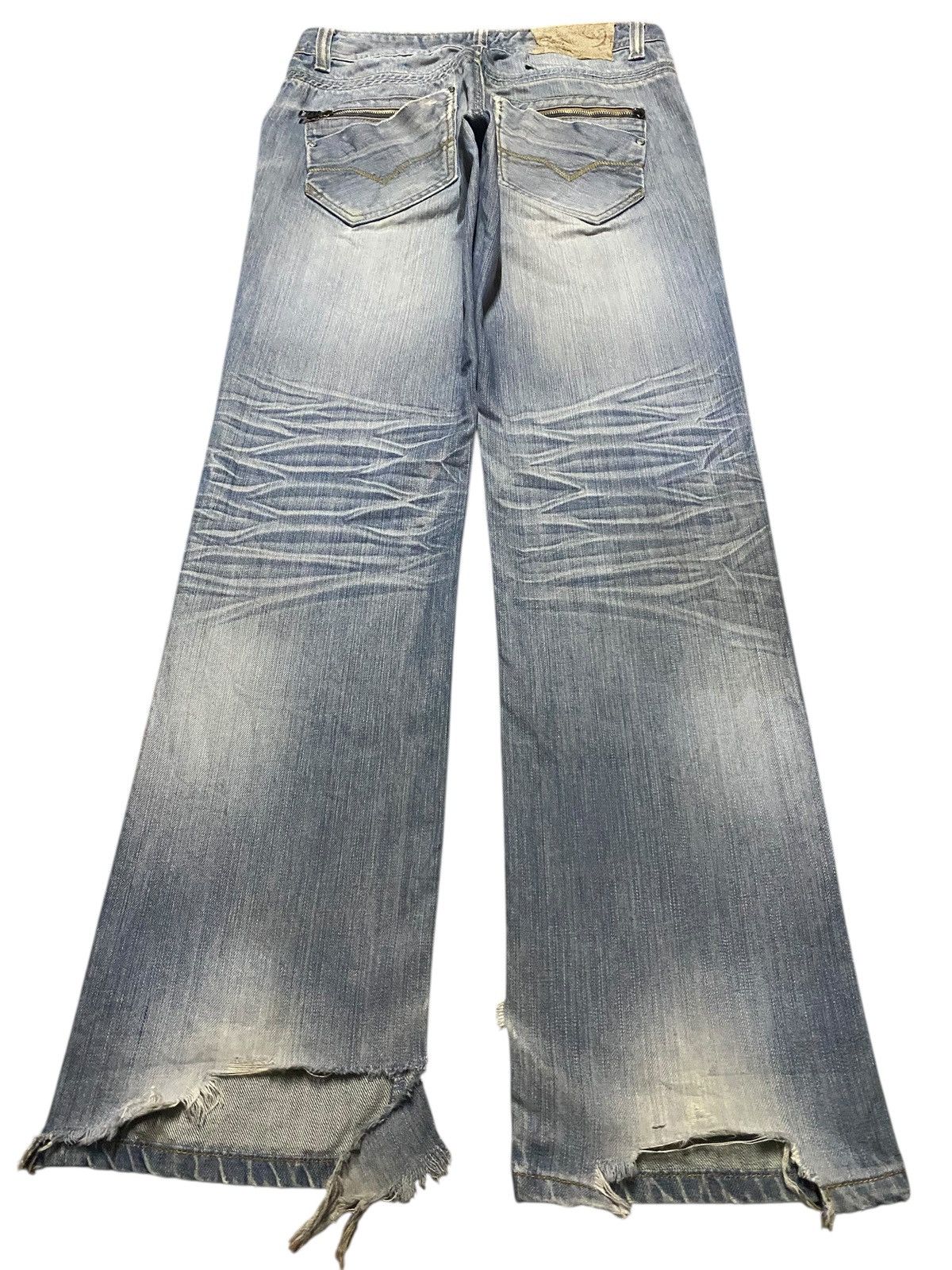 Diesel Black Gold Vintage Diesel Italy Brand Streetwear Faded Wash Loose Jeans Size US 30 / EU 46 - 2 Thumbnail