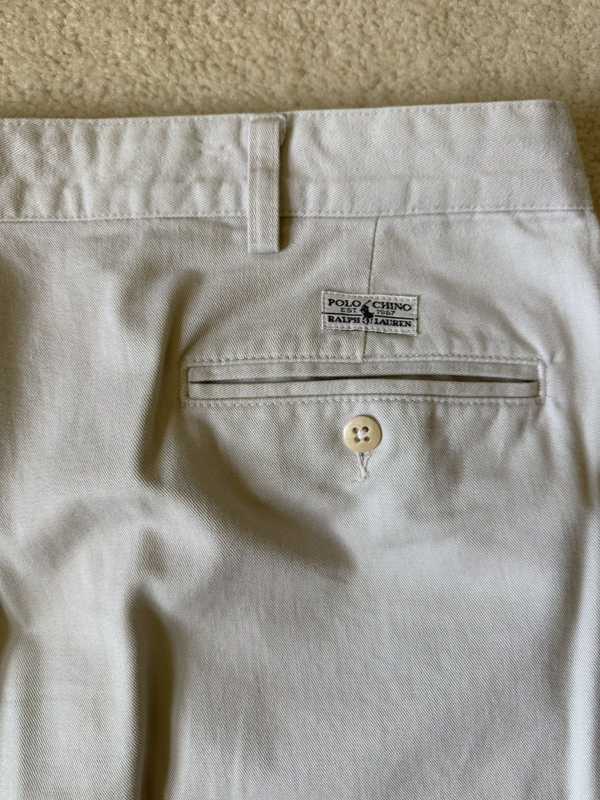 Polo Ralph Lauren Vintage 90s Polo Ralph Lauren Chino Gordon Pants Beige Size US 40 / EU 56 - 6 Thumbnail