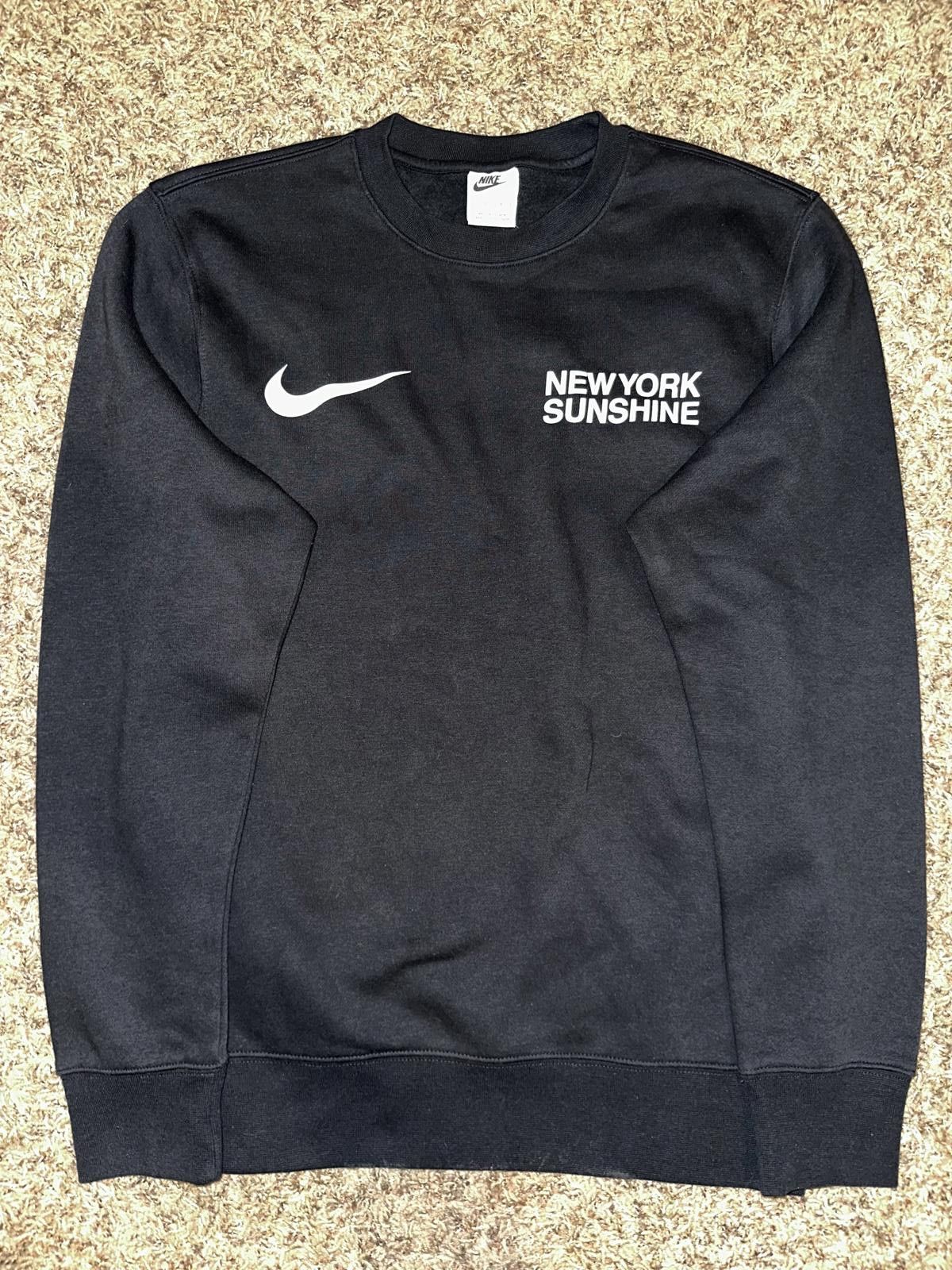 Nike Nike Men’s New York Sunshine Install Team Crewneck Sweater CF6 Black Size US XS / EU 42 / 0 - 1 Thumbnail