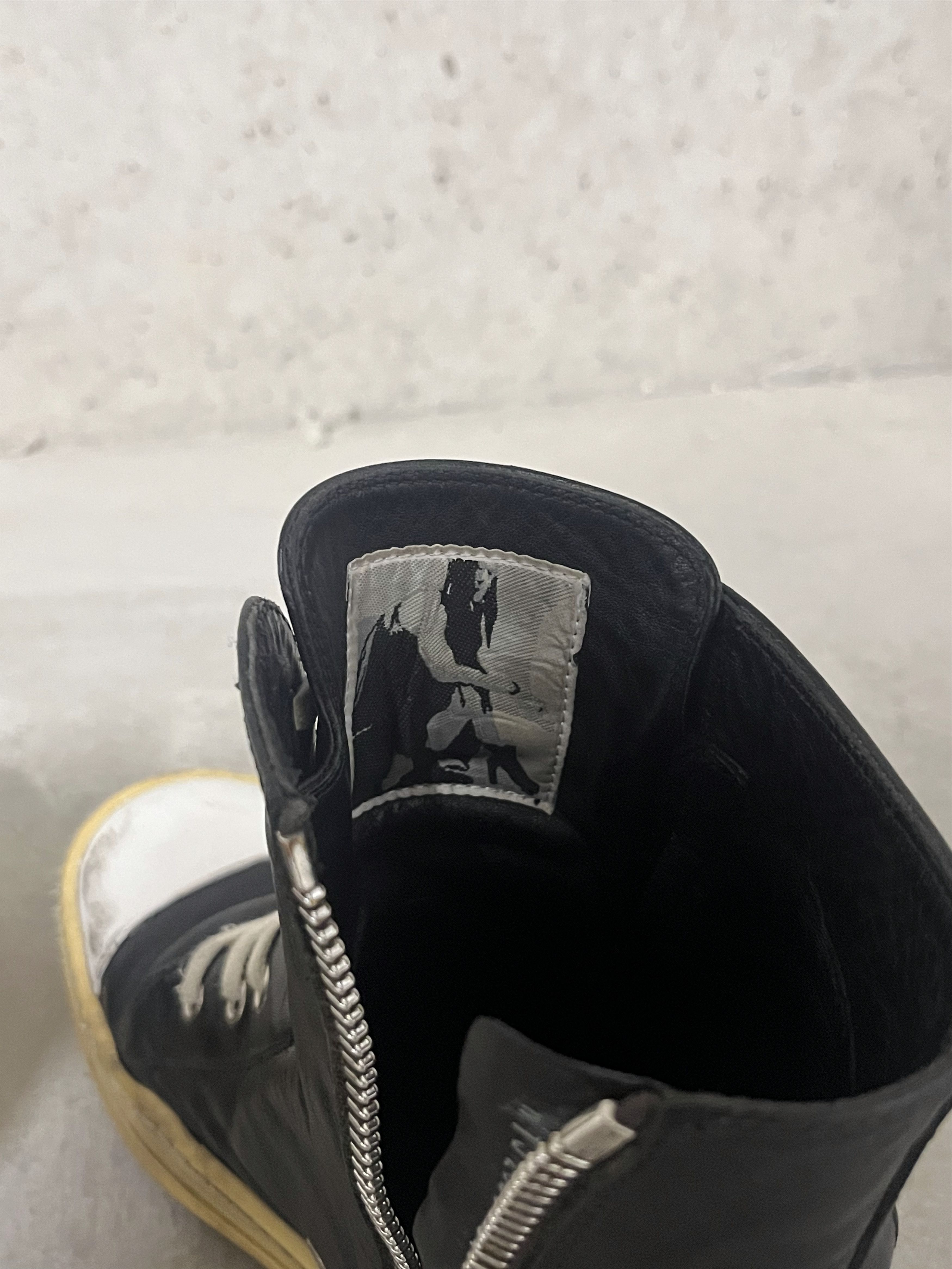 Rick Owens F/W 2015 "SPHINX" leather ramones Size US 9 / IT 39 - 5 Thumbnail