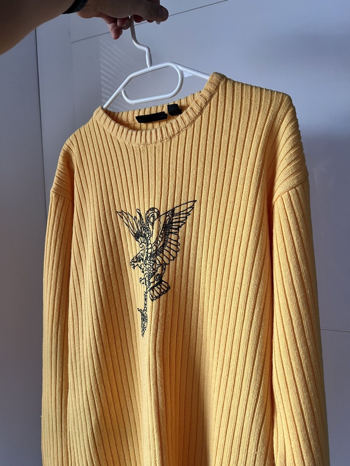 Japanese Brand Avant Garde Japanese Style Straight Cotton Drip Y2K Sweater Size US L / EU 52-54 / 3 - 1 Thumbnail