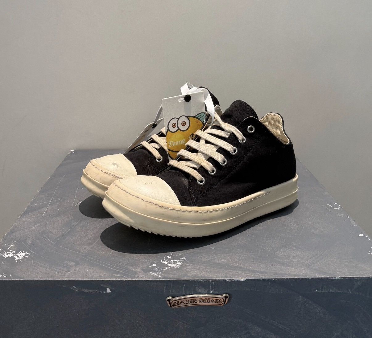 Rick Owens Rick Owens DRKSHDW Classic Nylon Converse-Inspired Sneakers Size US 8 / IT 38 - 1 Thumbnail
