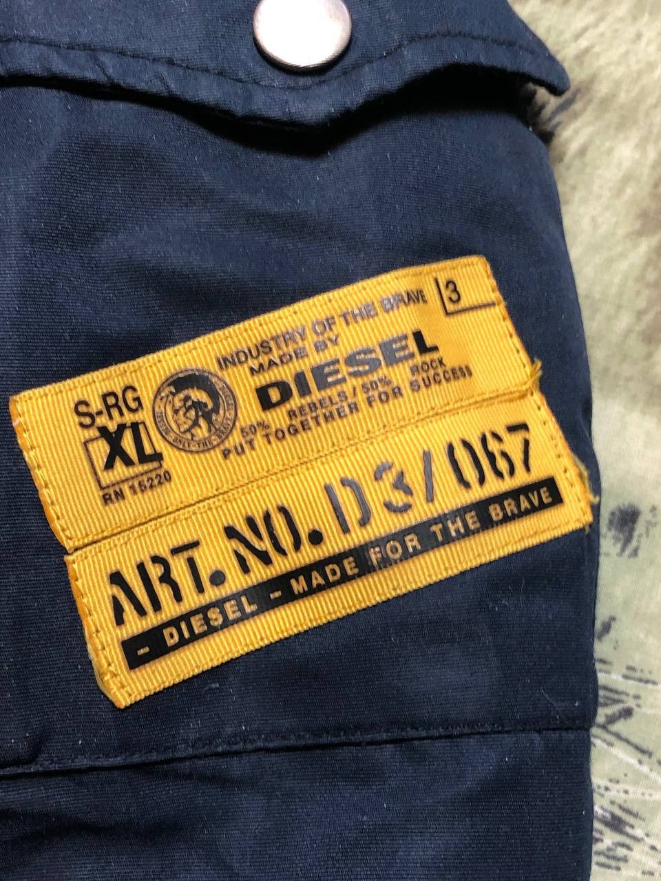 Diesel Diesel Light Jacket for KIDS Size US XL / EU 56 / 4 - 4 Thumbnail