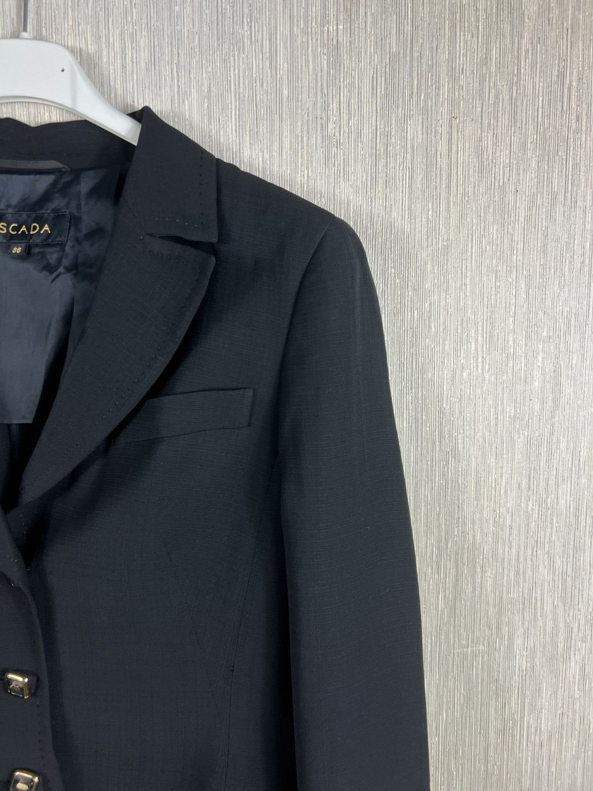 Escada Escada wool avant garde luxury blazer jacket Size XS / US 0-2 / IT 36-38 - 4 Thumbnail