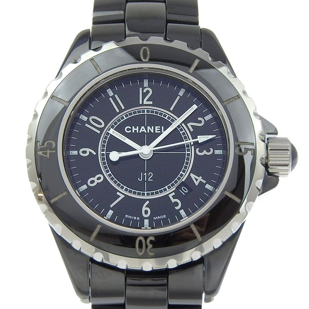Chanel Chanel J12 Quartz Watch Ceramic and Stainless Steel Size ONE SIZE - 1 Thumbnail