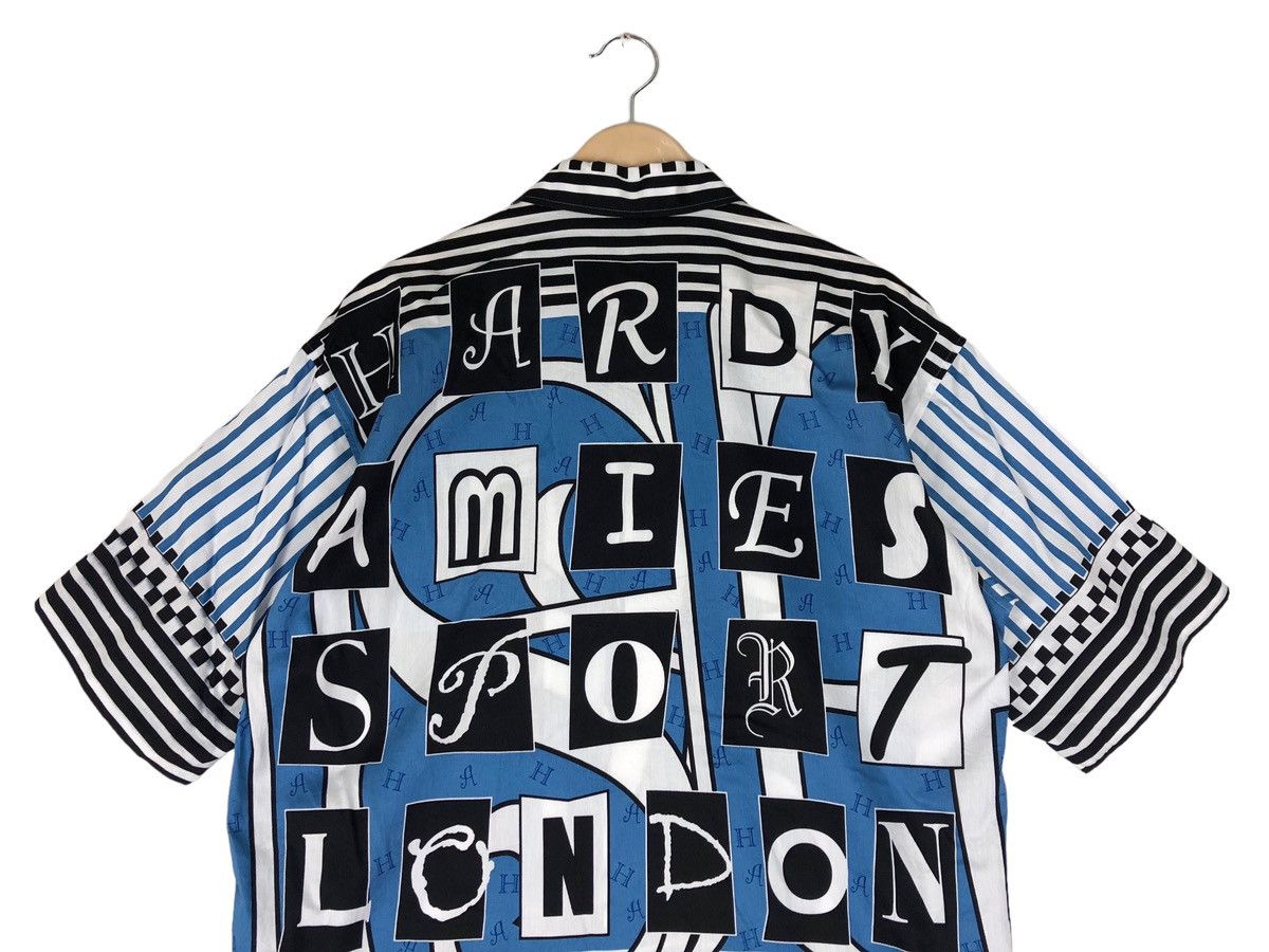 Hardy Amies Deadstock🔥Hardy Amies London Alloverprint Button Ups Shirt Size US L / EU 52-54 / 3 - 7 Thumbnail