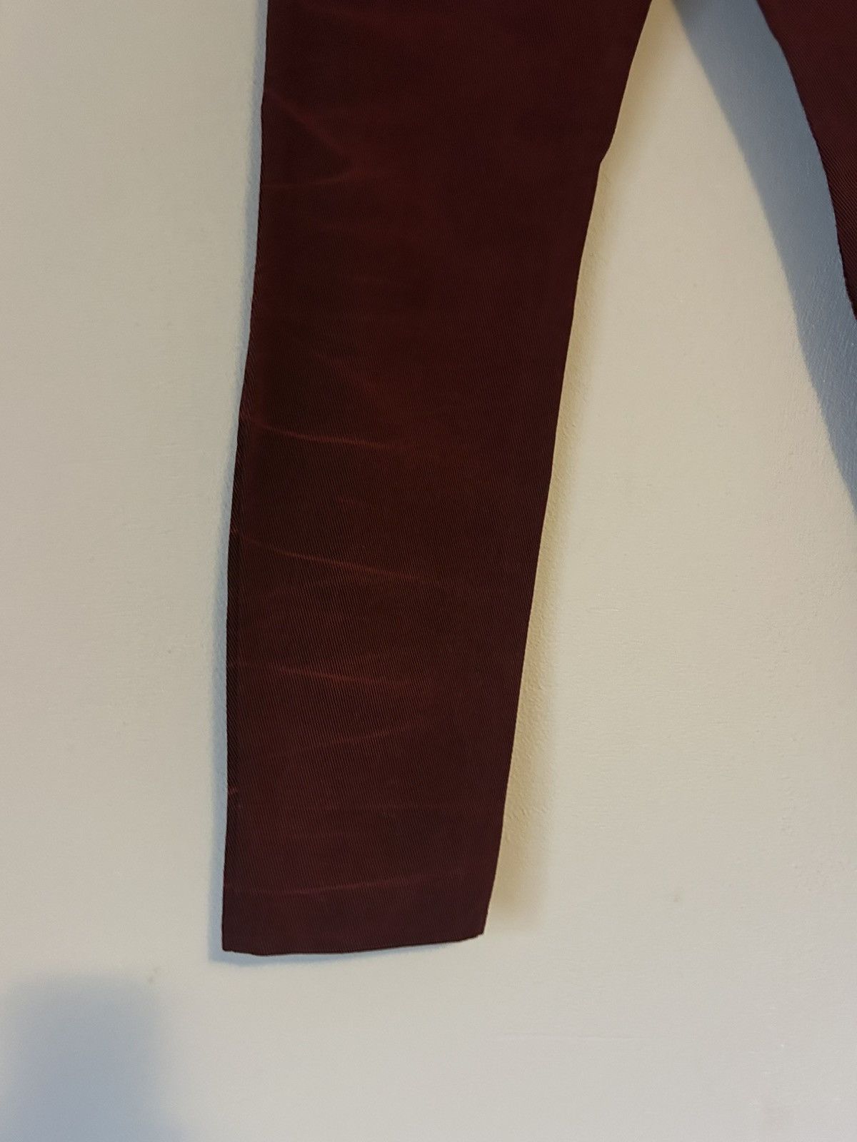 Just Cavalli Just Cavalli Distressed Burgundy Jeans Size US 32 / EU 48 - 9 Thumbnail