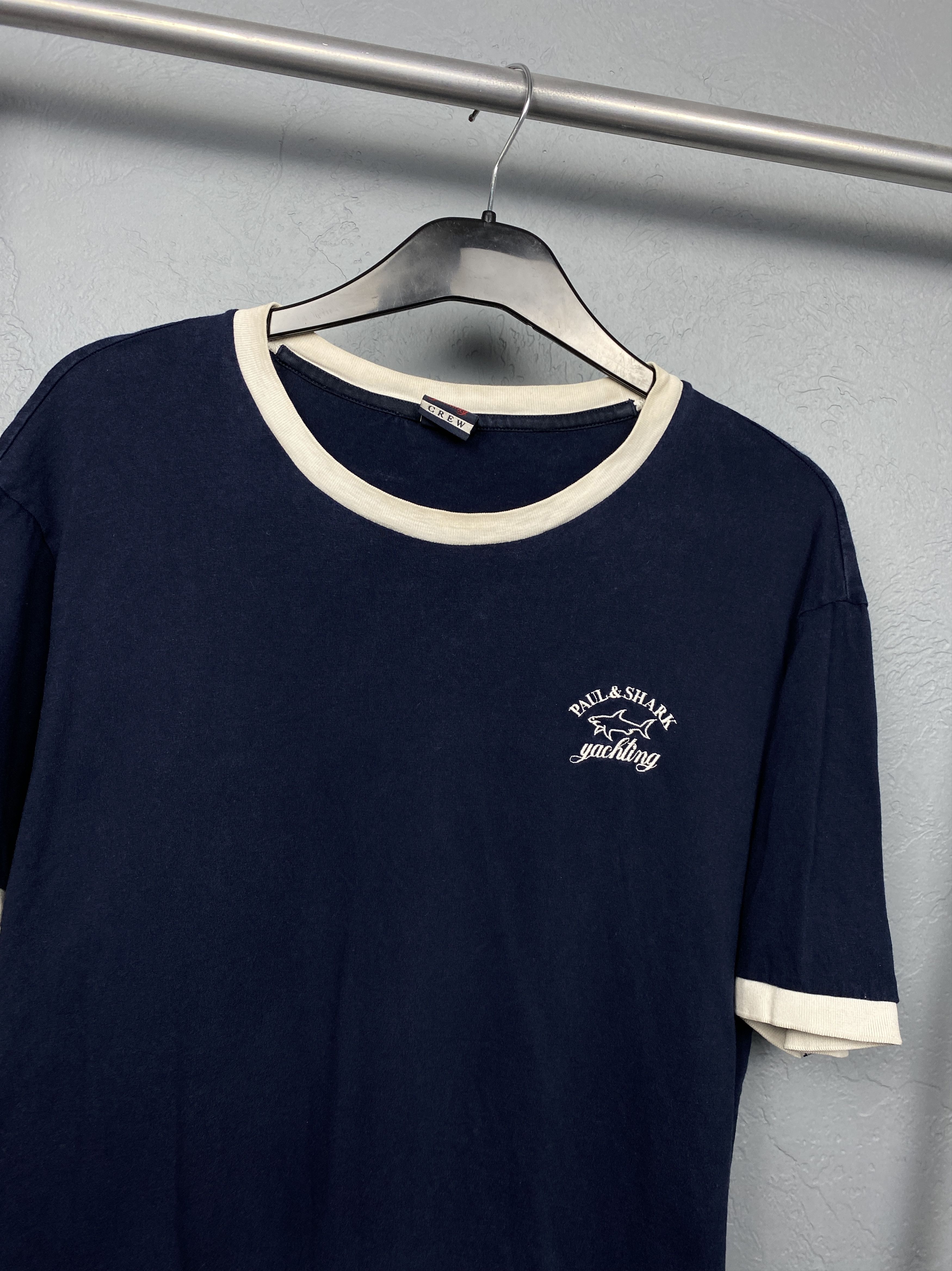 Paul & Shark Paul & Shark Vintage Mens Crew Neck T-Shirt Size US L / EU 52-54 / 3 - 2 Thumbnail