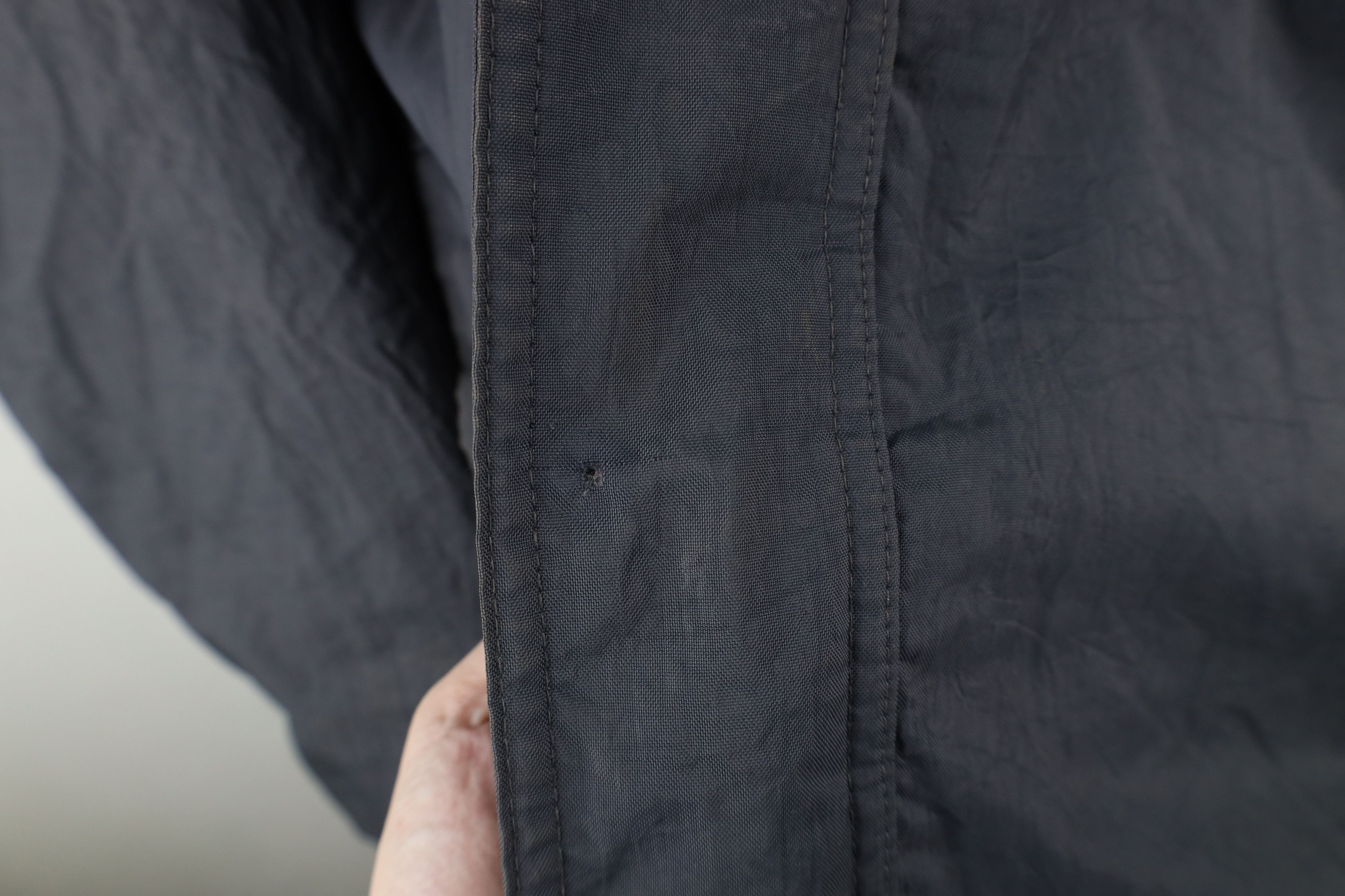 Nike × Vintage Vintage 90s Nike Swoosh Cape Hooded Full Length Parka Jacket Size US L / EU 52-54 / 3 - 6 Thumbnail