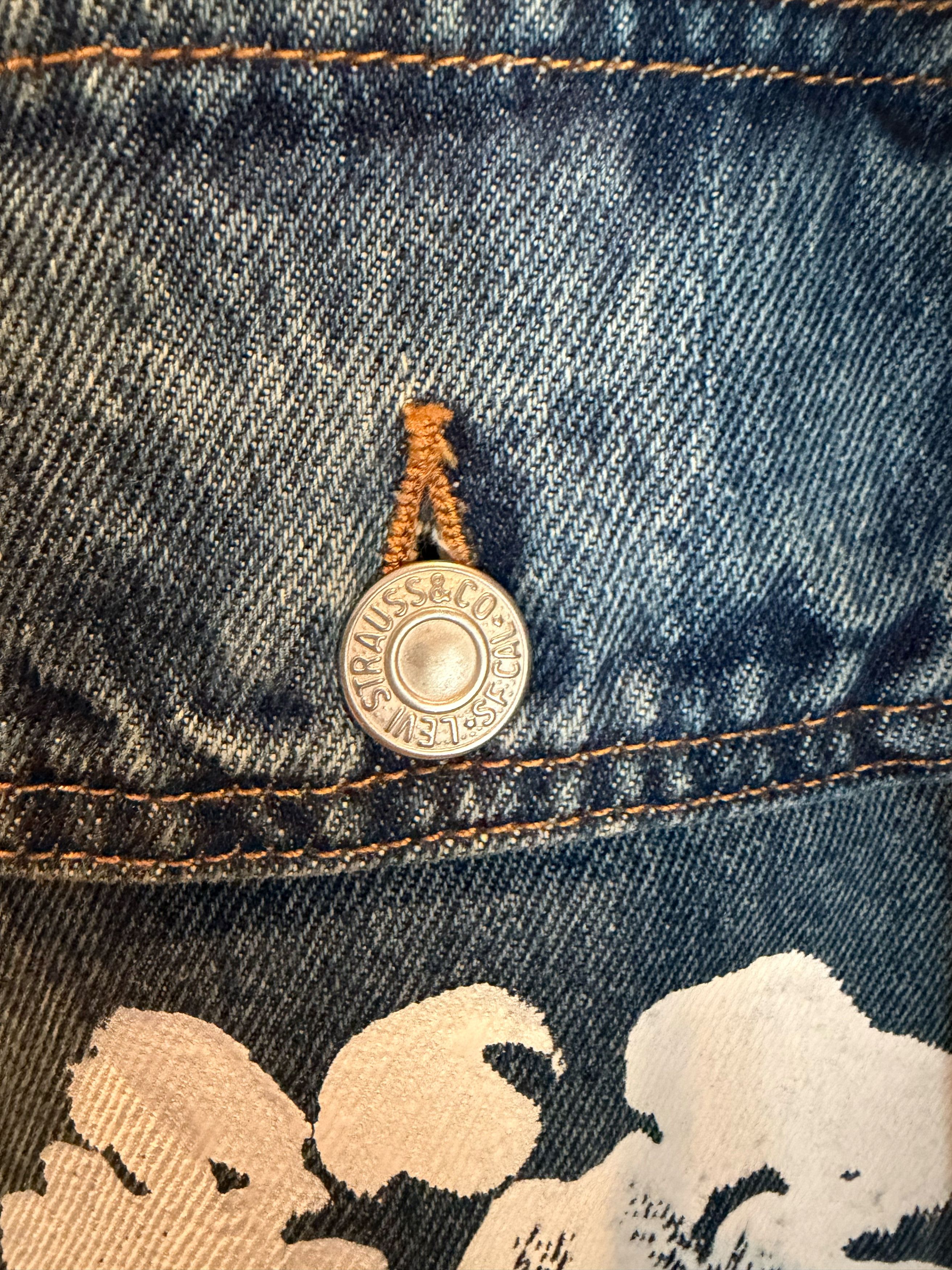 DENIM TEARS × Levi's Cotton Wreath Levi's Big E Type II Jacket Size US XL / EU 56 / 4 - 5 Thumbnail