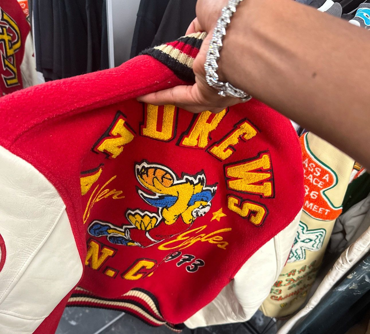 Japanese Brand × Vintage × Whitesville Japanese vintage letterman jacket Size US XXS / EU 40 - 2 Thumbnail