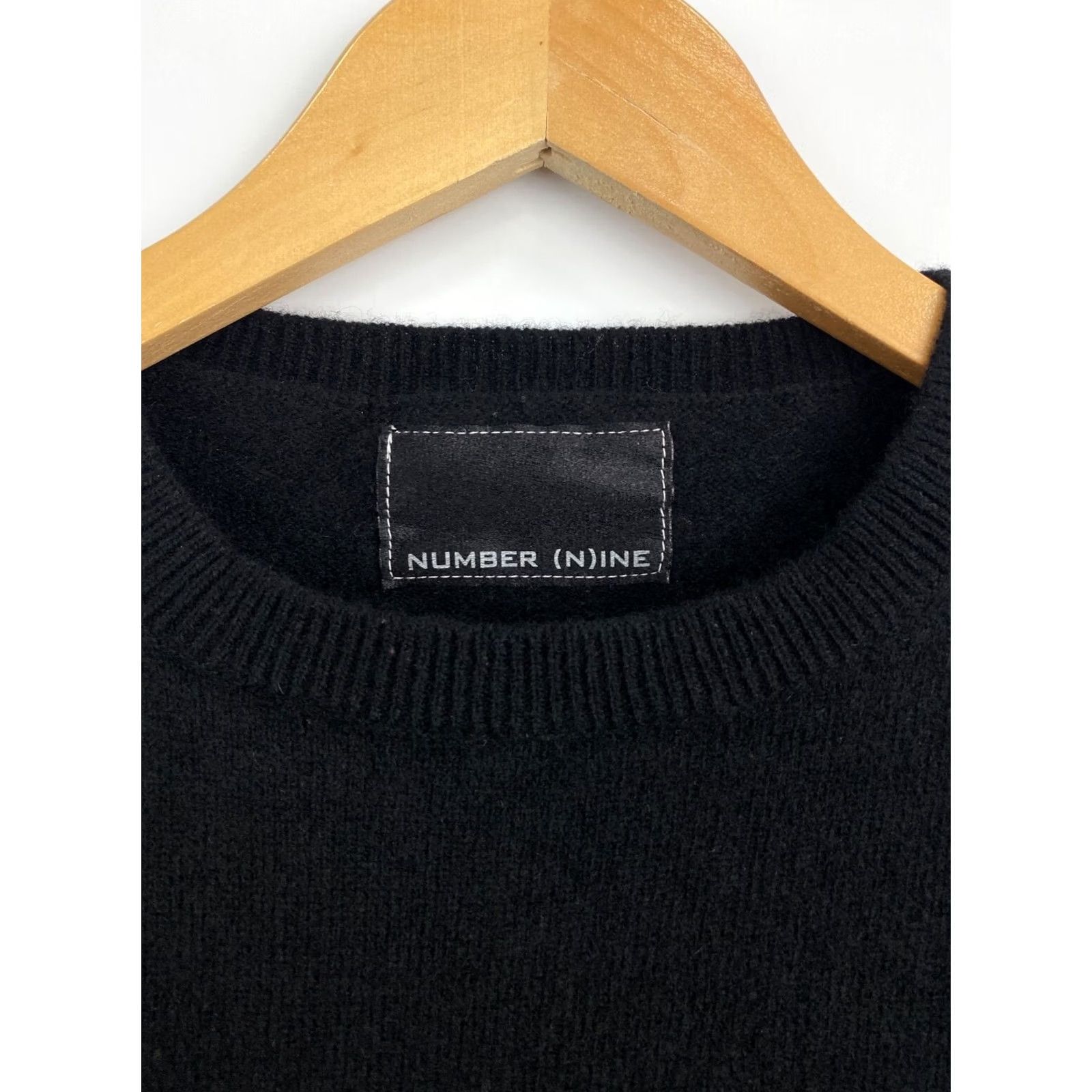 Number (N)ine Number (N)ine Wool Mohair Knit Sweater - Mens - Size S - Black - Vintage Retro Y2K Pullover Knit Wool Mohair Size US S / EU 44-46 / 1 - 4 Thumbnail