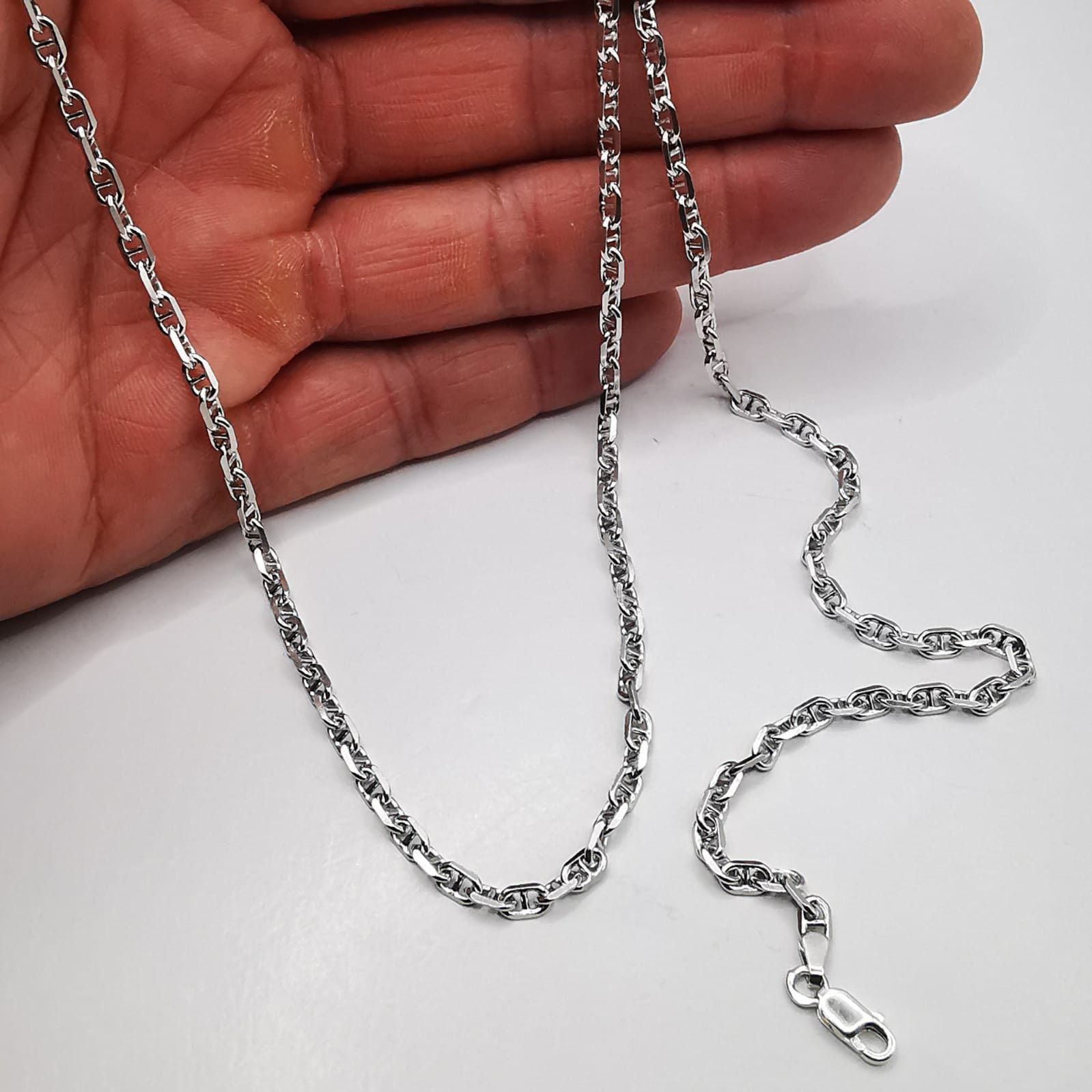 Sterling Silver Vintage Jewelry Chain,925 Sterling Silver,Signed 15,59g Size ONE SIZE - 4 Thumbnail