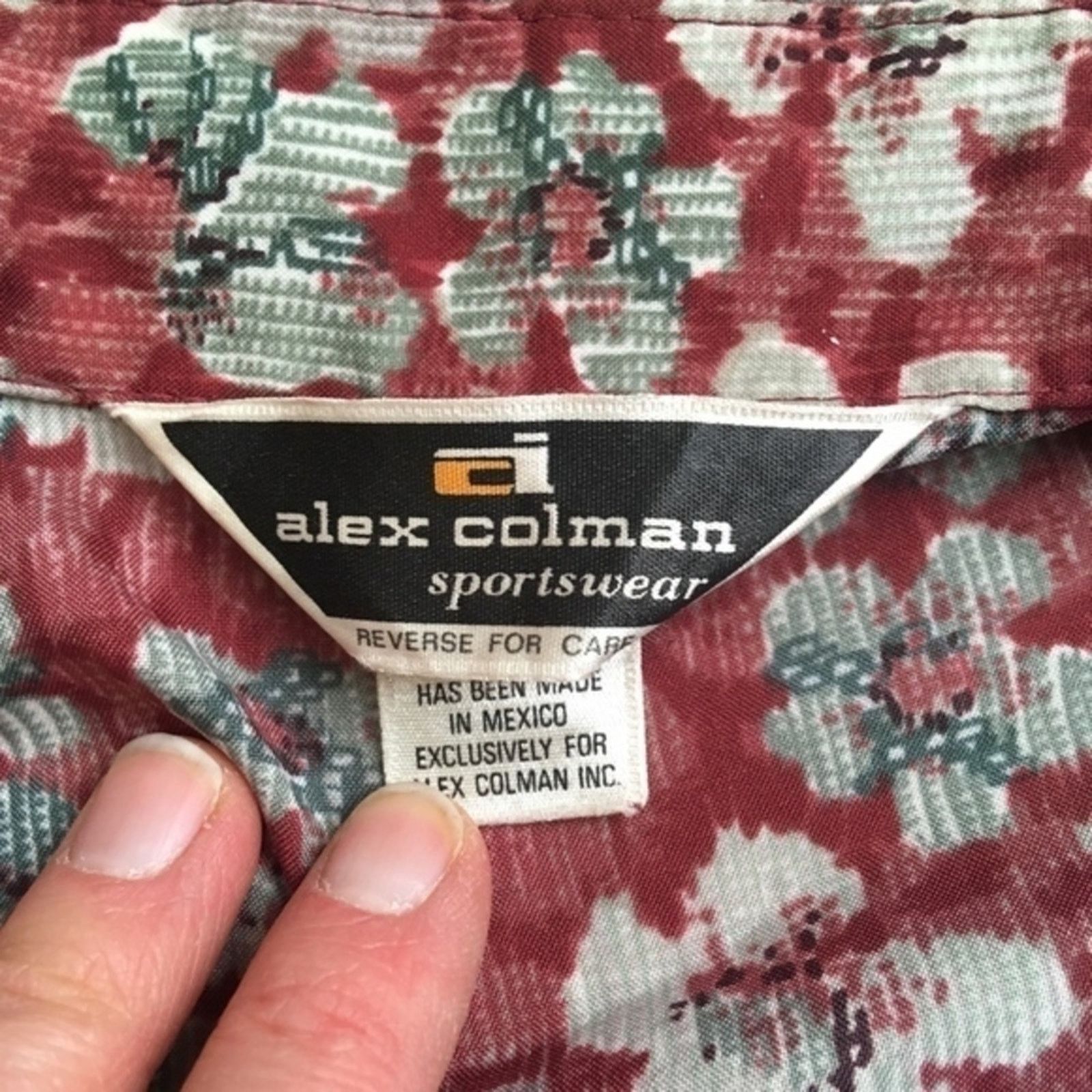 Vintage Vintage Alex Colman Sportswear Set: Floral Blouse & Scarf Size L / US 10 / IT 46 - 5 Thumbnail