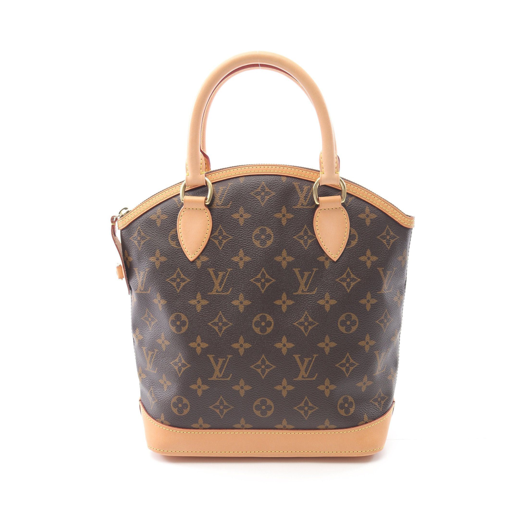 Louis Vuitton Louis Vuitton Lockit Monogram Handbag Leather Brown Size ONE SIZE - 1 Thumbnail