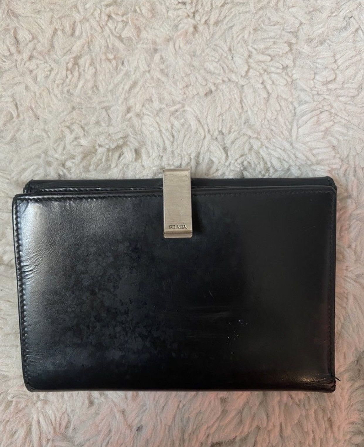 Prada Prada Wallet Purse Authentic Leather Size ONE SIZE - 1 Thumbnail