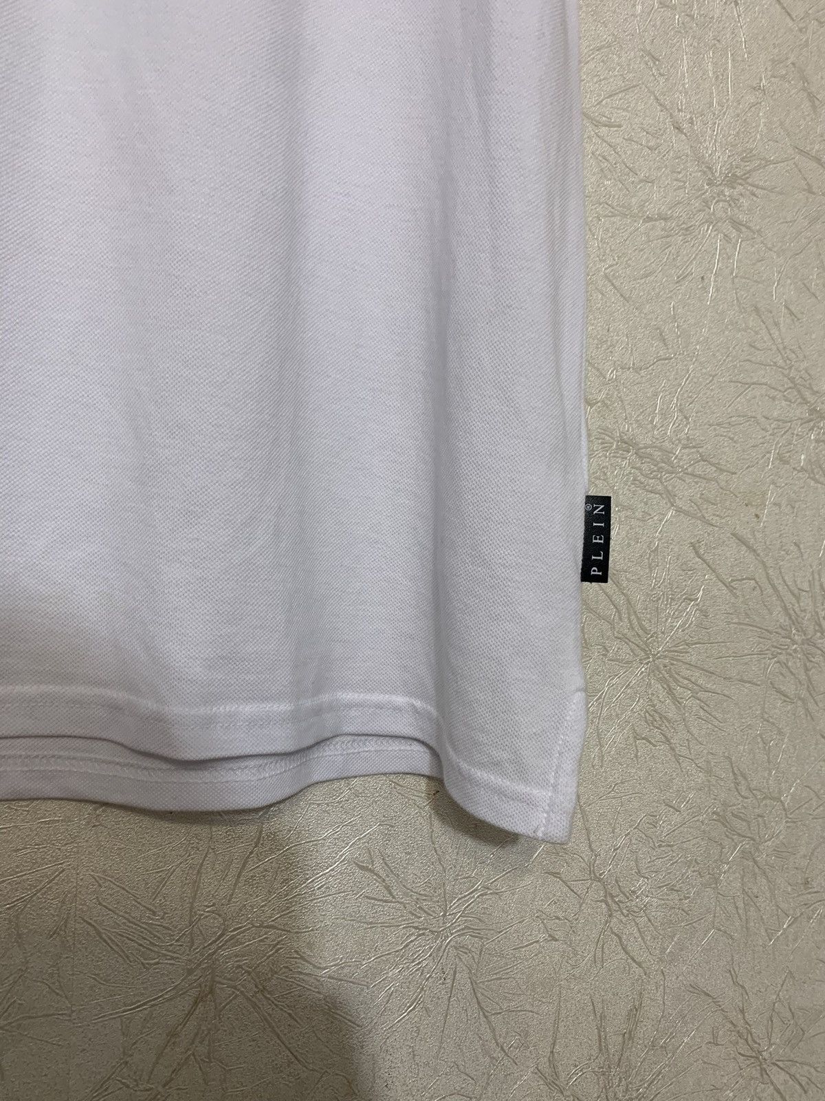 Philipp Plein Philipp Plein Men’s White Polo Shirt Skull Logo Size XXL Size US XXL / EU 58 / 5 - 3 Thumbnail