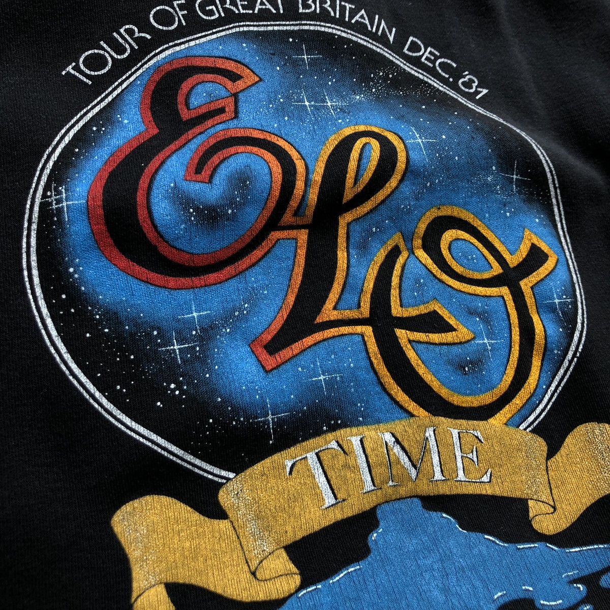 Band Tees × Vintage ELO Time Tour Of Great Britain 1981 Vintage 80’s Sweatshirt Size US S / EU 44-46 / 1 - 7 Thumbnail