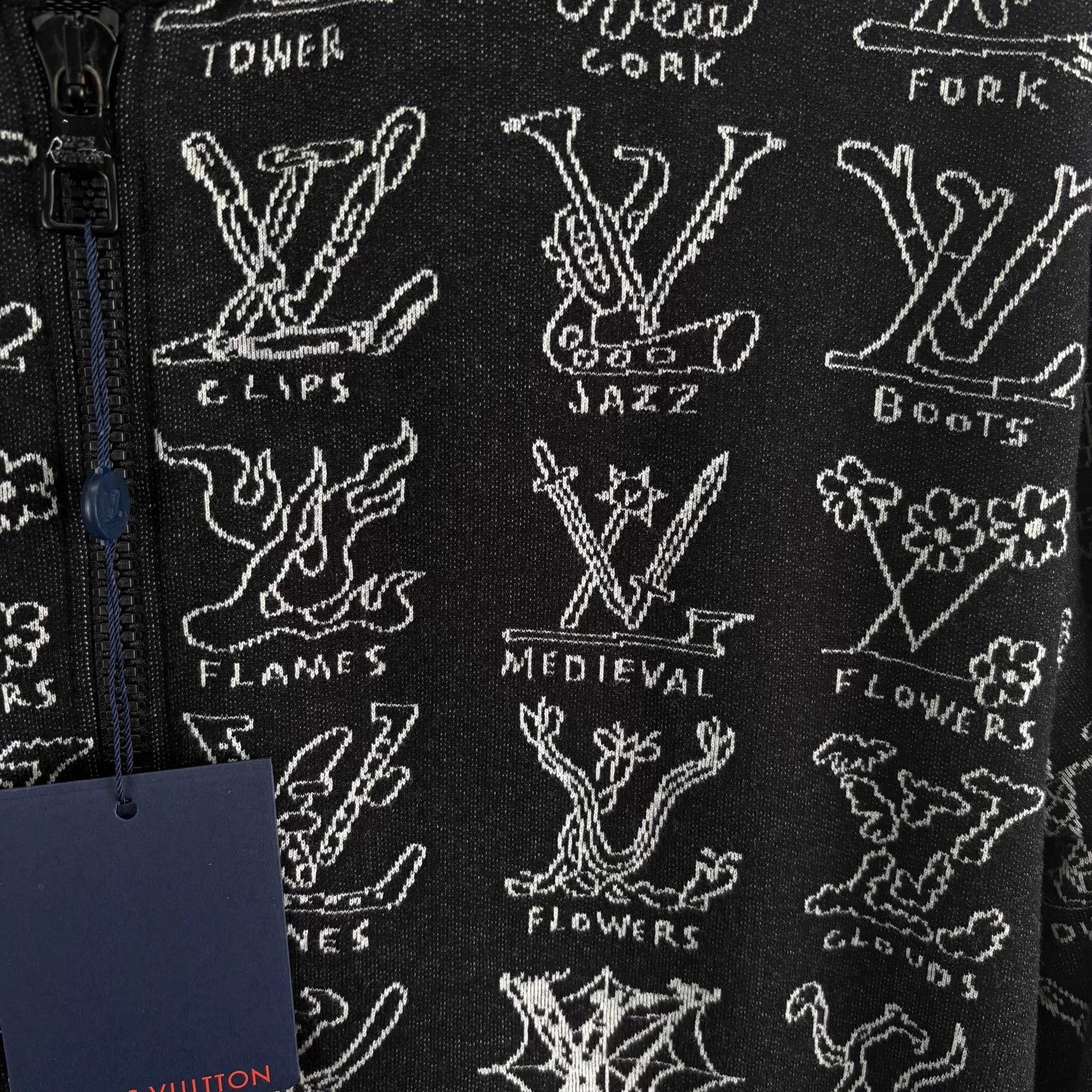 Louis Vuitton LV Victory Sign All Over Print Jacket XXL Size US XXL / EU 58 / 5 - 4 Thumbnail