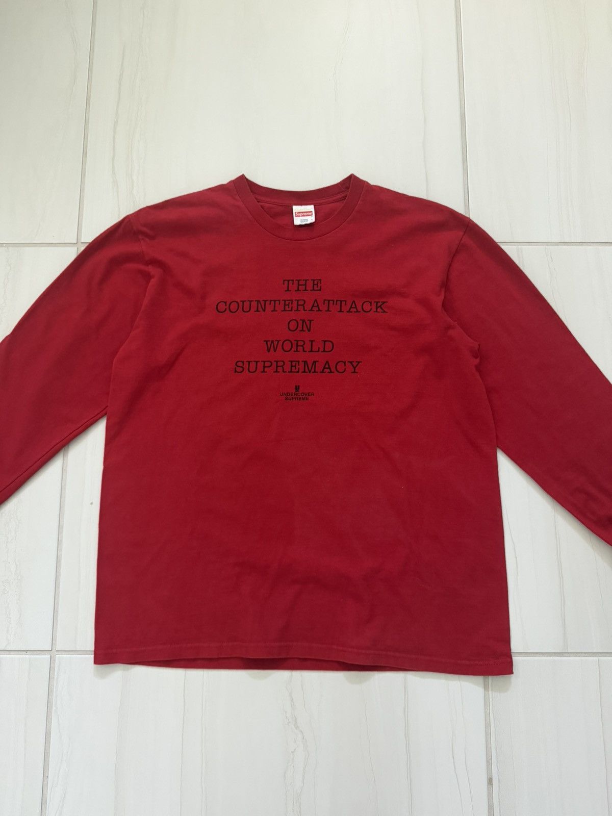 Supreme × Undercover Supreme Undercover Anarchy Long Sleeve Tee