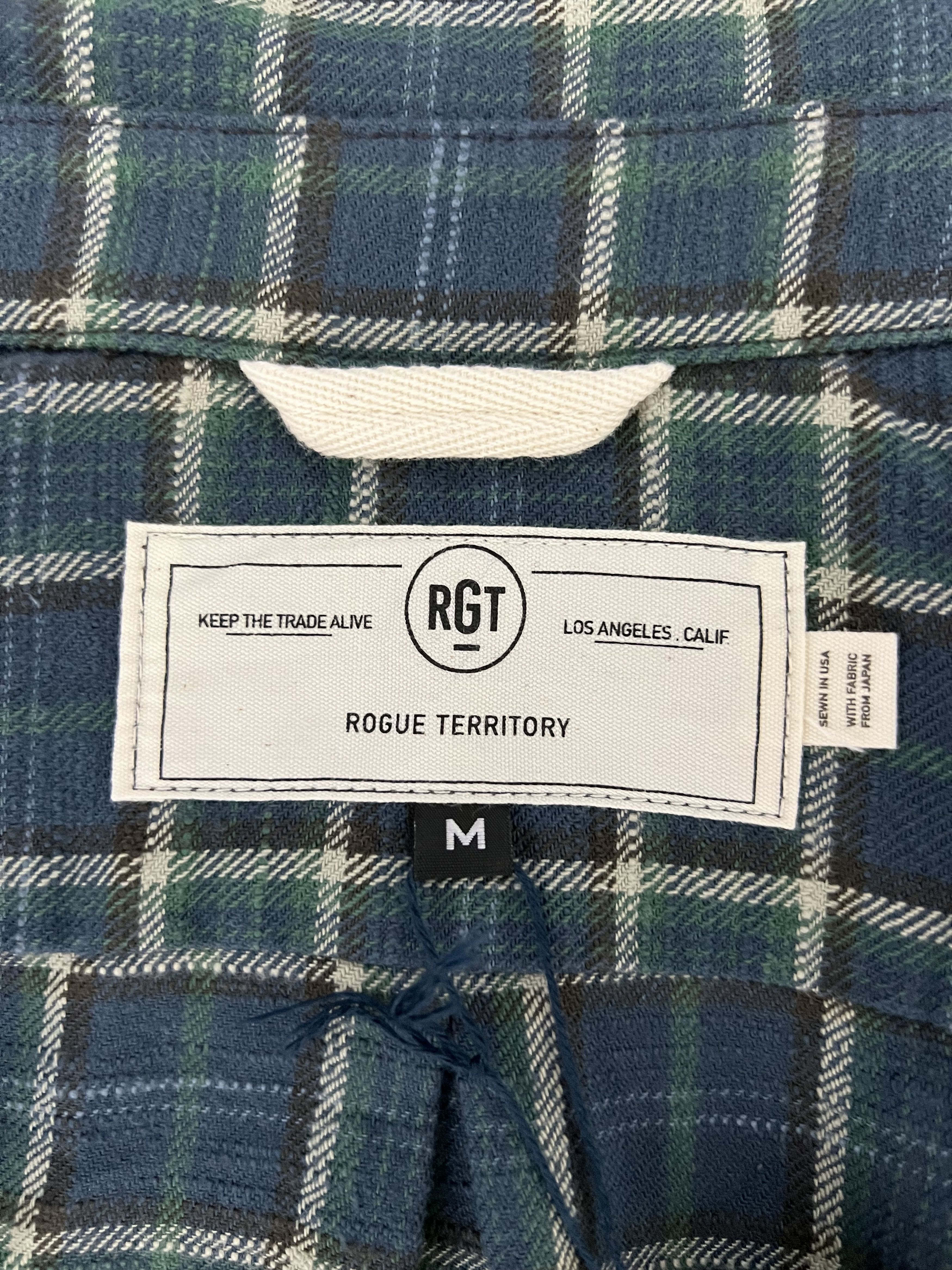 Rogue Territory 💚 Rogue Territory Jumper Shirt in Vintage Slub Plaid NEW Size US M / EU 48-50 / 2 - 17 Thumbnail