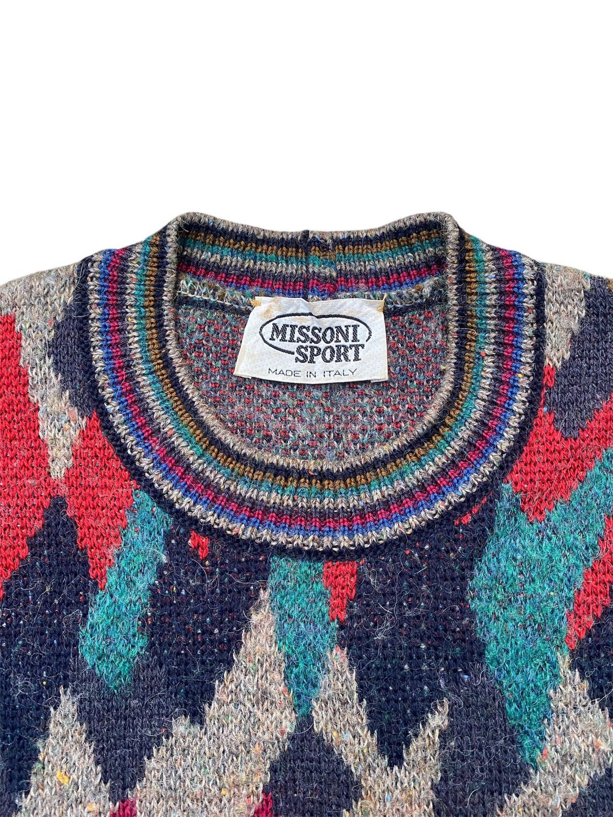90s Missoni Multicolor Knit Sweater