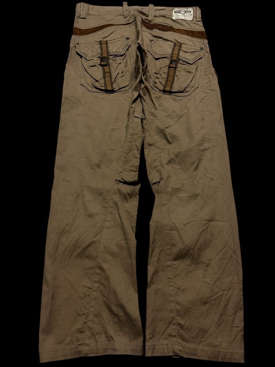 Edwin 💥Rare💥Vintage Edwin 3D Insane Pocket Bushpants Twist Leg Size US 32 / EU 48 - 17 Thumbnail