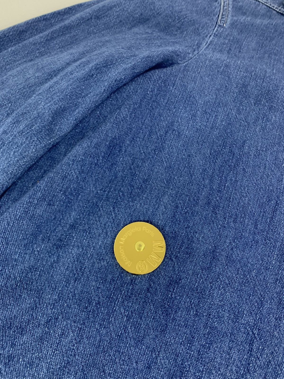 Maison Margiela MM6 Maison Margiela Paris Denim Shirt Button Front Dress Size L / US 10 / IT 46 - 6 Thumbnail