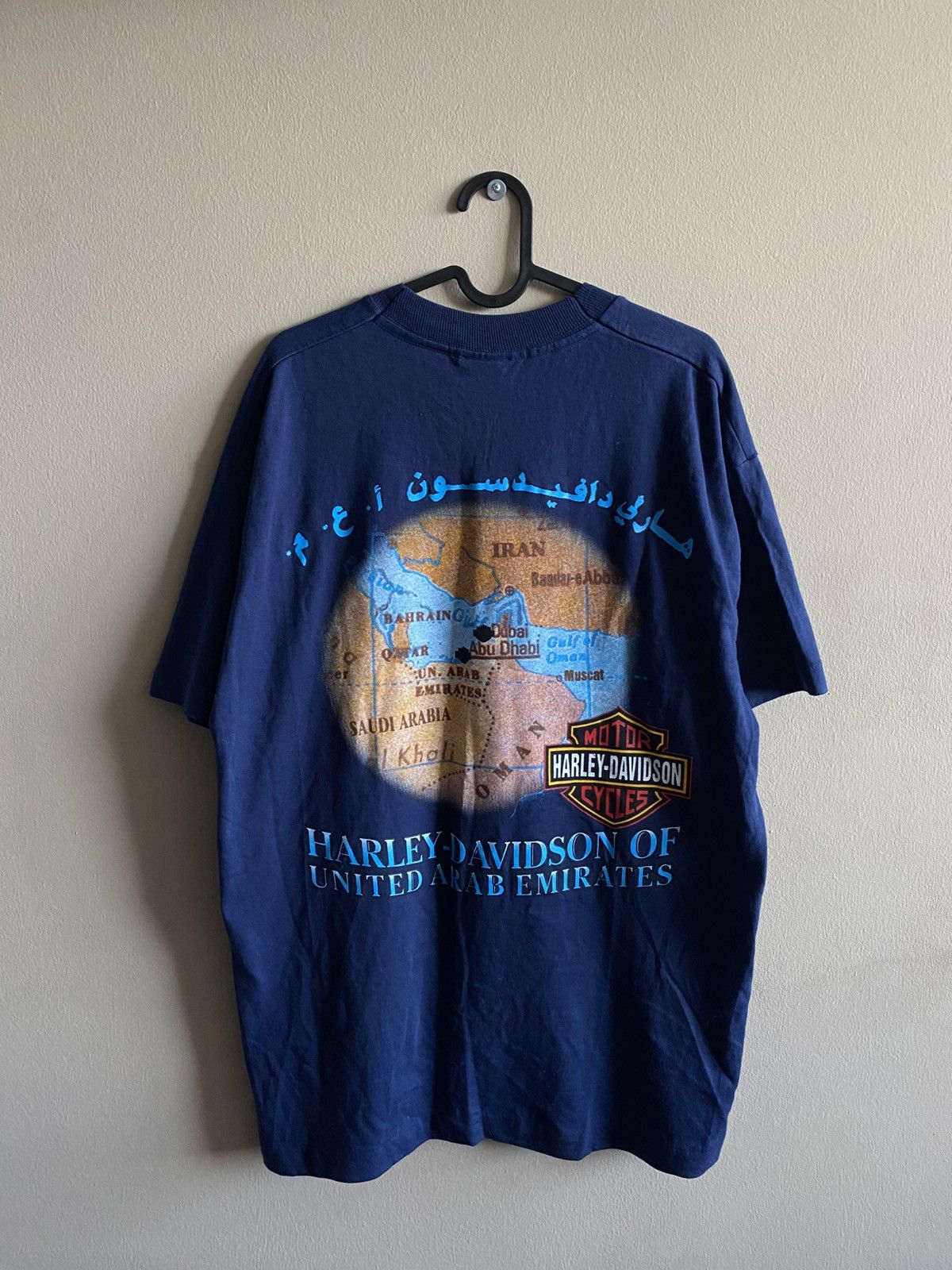 Harley Davidson Vintage 1996 Harley-Davidson Arab Emirates T-Shirt Size US L / EU 52-54 / 3 - 1 Thumbnail