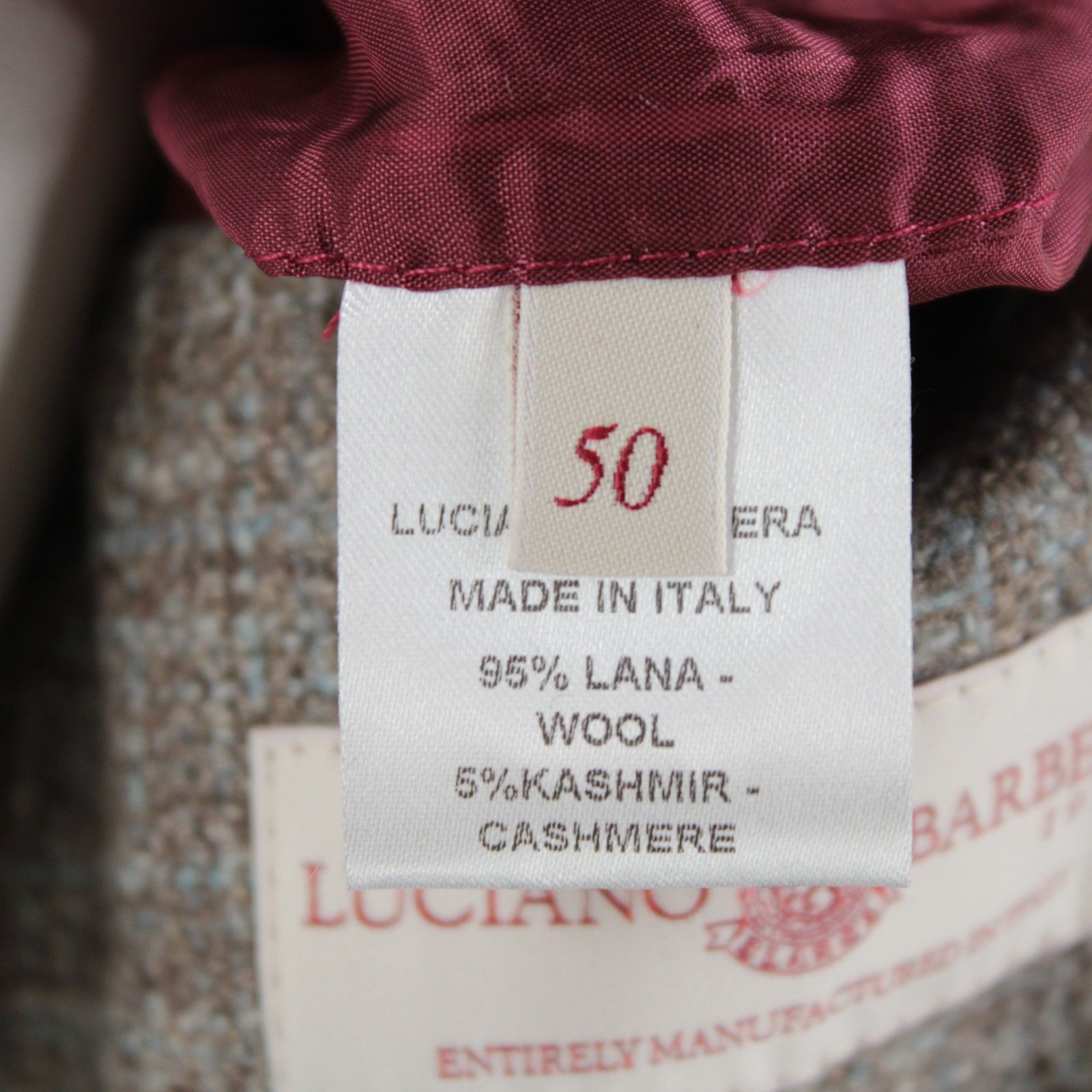 Luciano Barbera Luciano Barbera Sport Coat Size 40 US in Brown Size 40R - 8 Thumbnail