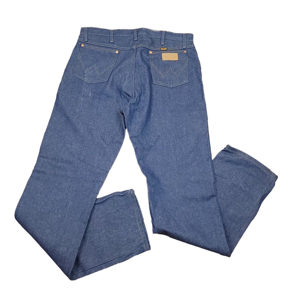Wrangler VINTAGE Wrangler Western Cowboy Cut Jeans Mens Size 36x36 Y2K 13MWZ Bootcut 2006 Blue Denim Cotton 36 Mens Cowboy Western Jeans Size US 36 / EU 52 - 4 Thumbnail