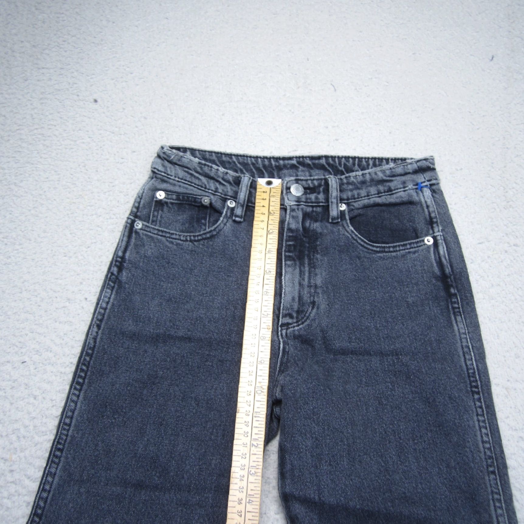 Simon Miller Simon Miller Jeans Women 26 Black Straight Faded Dark Wash Denim Jeans Women 26 Black Straight Denim 5-Pocket Design Vintage? No Size 26" / US 2 / IT 38 - 4 Thumbnail