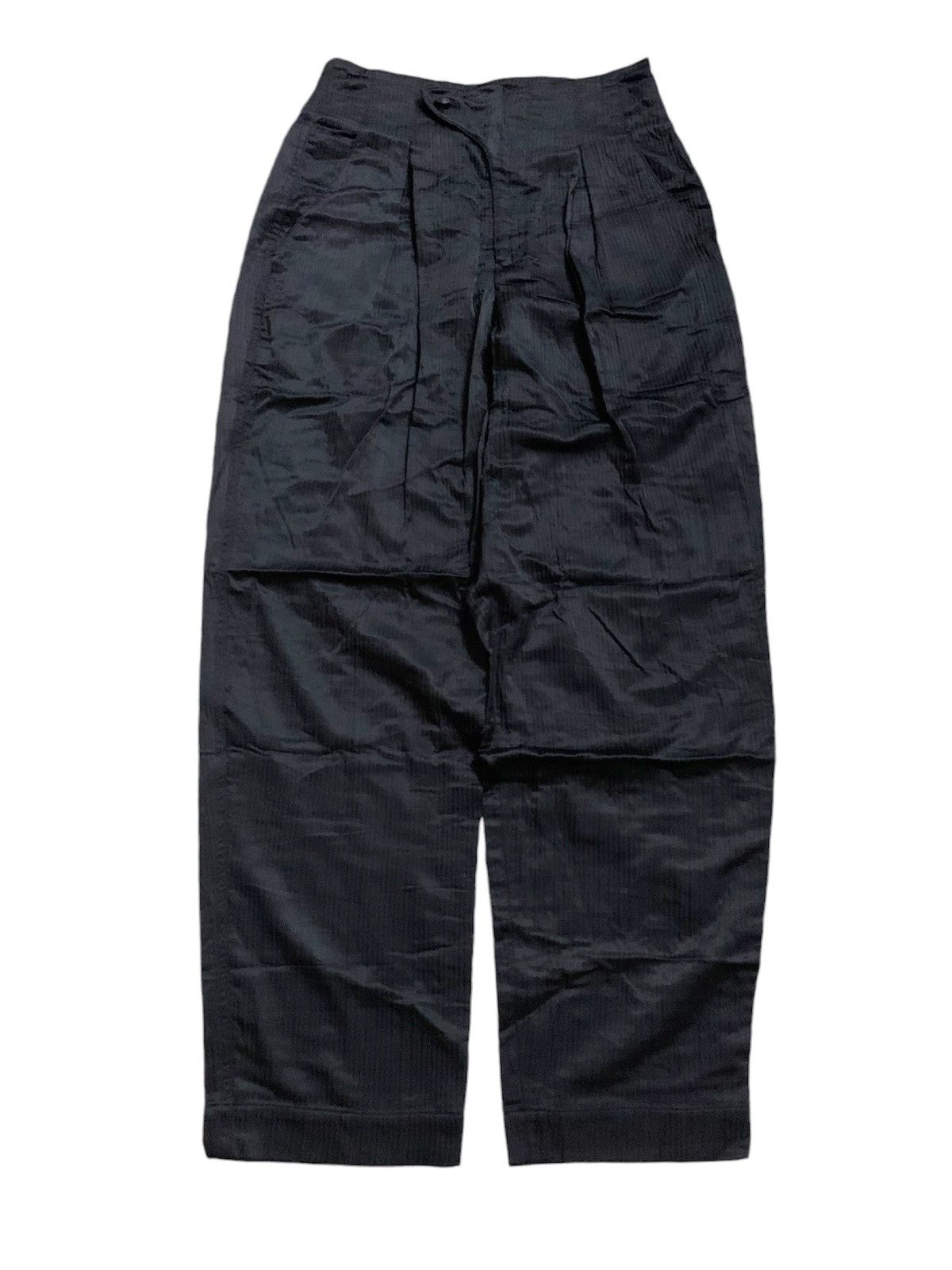 Issey Miyake 💥Vintage 90s Issey Miyake Buckle Back Stripe Pant Size 25" / US 0 / IT 36 - 4 Thumbnail
