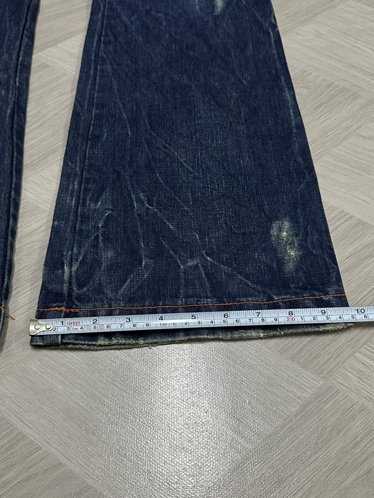 If Six Was Nine Vintage Y2K Red Pepper Denim Mudmax Wash Pant Size US 28 / EU 44 - 17 Thumbnail