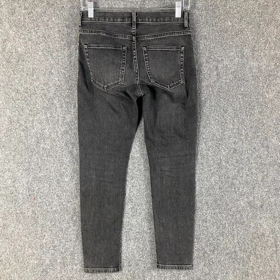 Everlane Everlane Jeans Women's 26 Ankle Charcoal Wash Denim Skinny Size 26" / US 2 / IT 38 - 6 Thumbnail