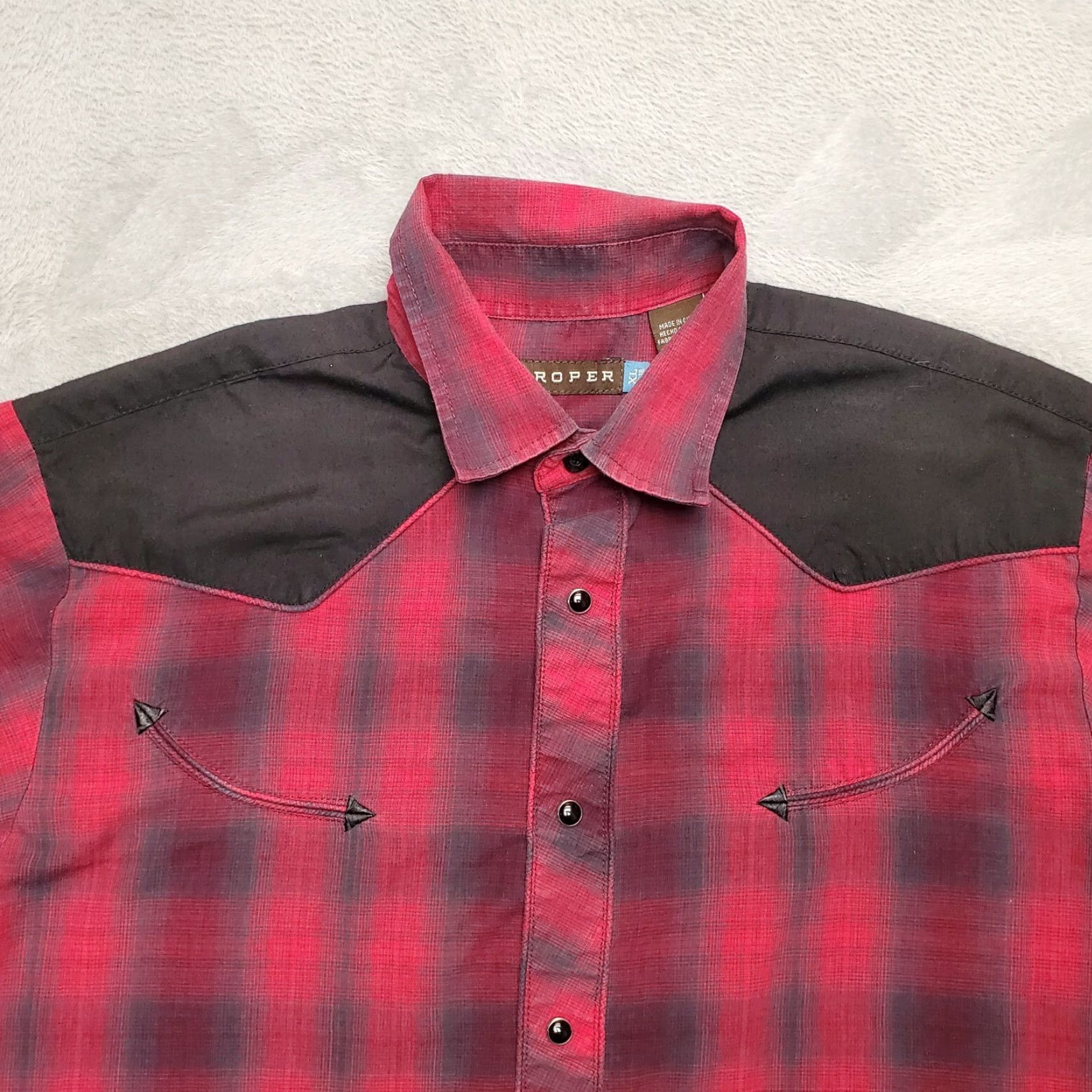 Roper Roper Shirt Womens M Pink Plaid pearl Snap Rockabilly Western Cowboy Size M / US 6-8 / IT 42-44 - 2 Thumbnail