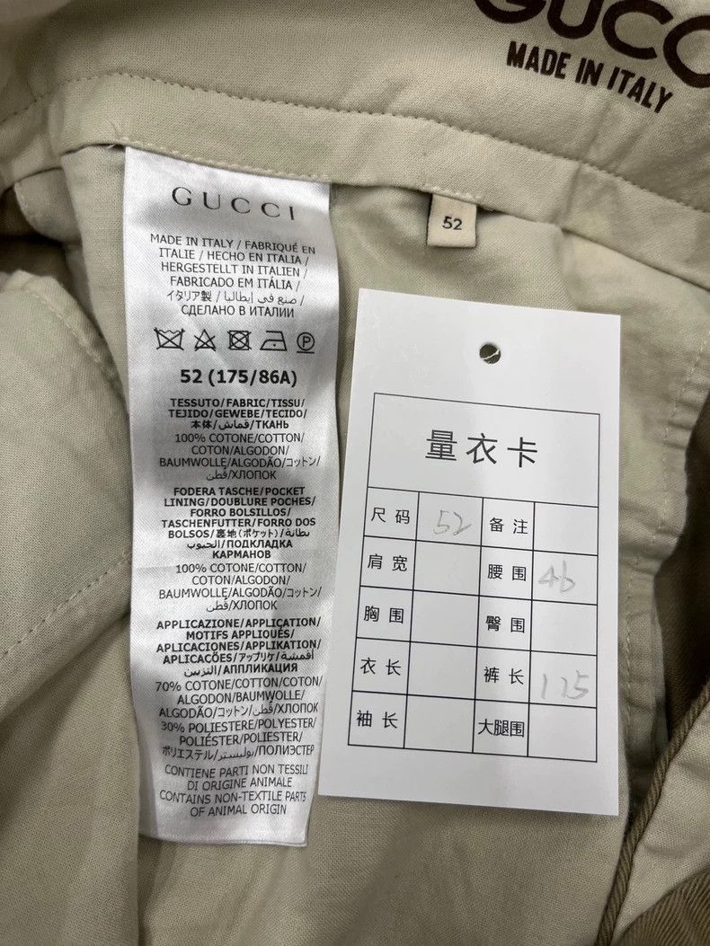 Gucci Gucci size US 52 SS24 cargo pants 2504-Nextarrow Size US 36 / EU 52 - 5 Thumbnail
