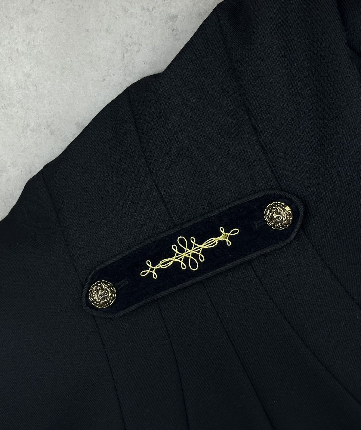 Just Cavalli JUST CAVALLI Napoleon Military Coat IT 44 Gold Lion Buttons Size S / US 4 / IT 40 - 9 Thumbnail