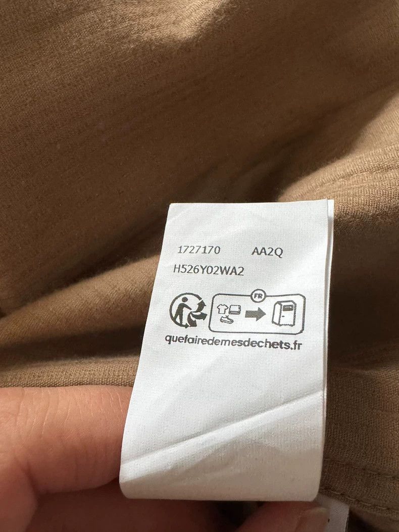 Loewe LOEWE Cotton jersey shirt jacket coat, light caramel Size XL / US 12-14 / IT 48-50 - 8 Thumbnail