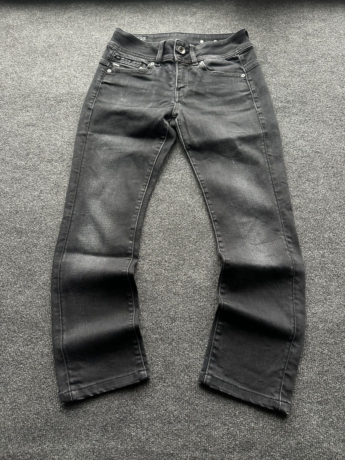 G-Star 🚨VNTG G STAR RAW GRAY FADED RARE AVANT GARDE JEANS Y2K Size 26" / US 2 / IT 38 - 1 Thumbnail