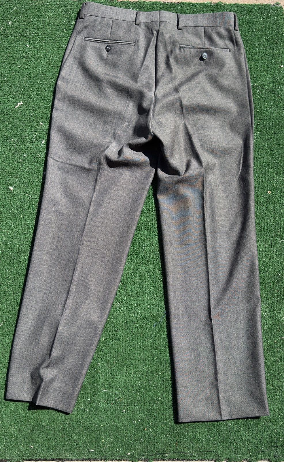 Calvin Klein Calvin Klein Grey Formal Trousers Size 34S - 4 Thumbnail