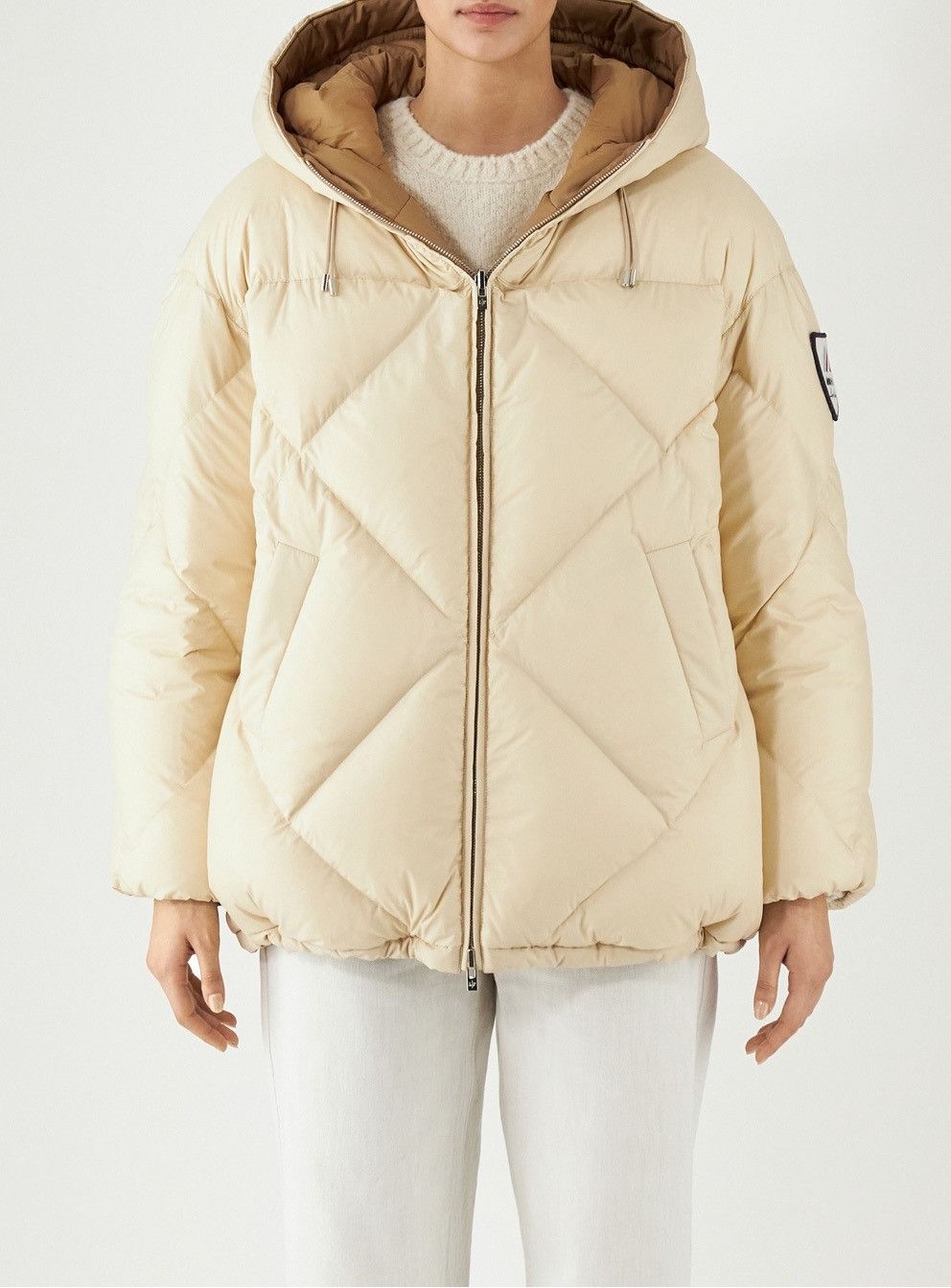 Loro Piana o1srvl11e0824 Reversible Puffer Jacket in Beige/Brown Size M / US 6-8 / IT 42-44 - 4 Thumbnail