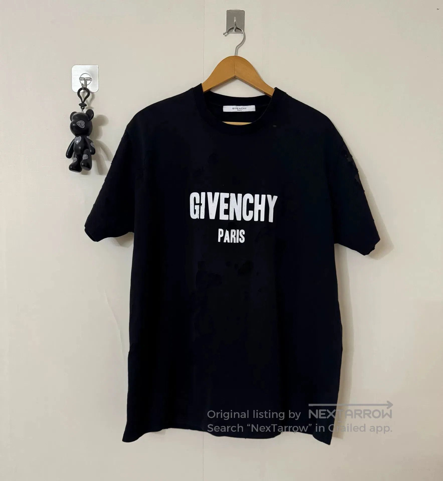 Givenchy Givenchy Distressed Short Sleeve Shirt. Size US S / EU 44-46 / 1 - 1 Thumbnail