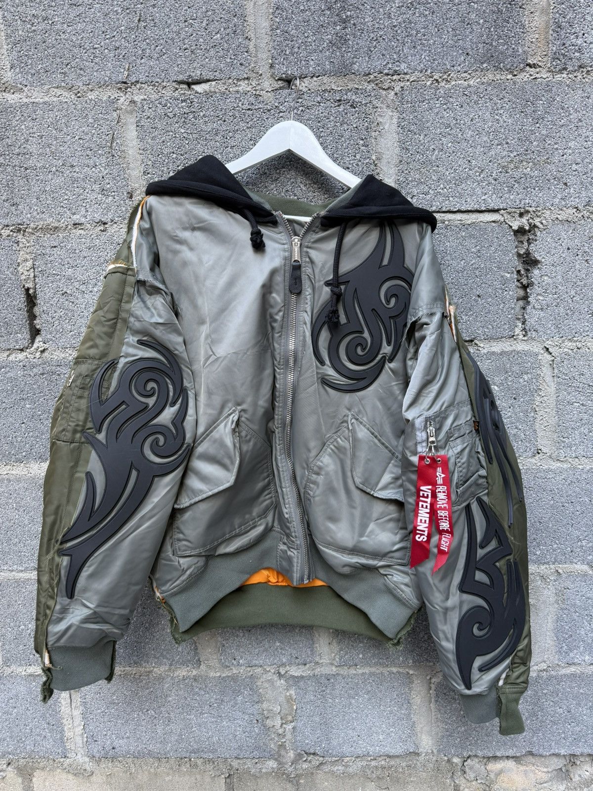 Vetements Alpha Industries Tribal Bomber Jacket