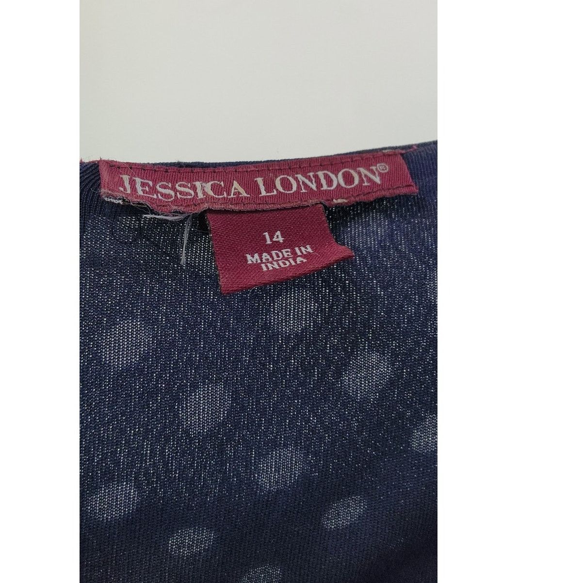 Other Jessica London Polka Dot Dress Maxi Sleeveless Sheer 14 Size L / US 10 / IT 46 - 9 Thumbnail